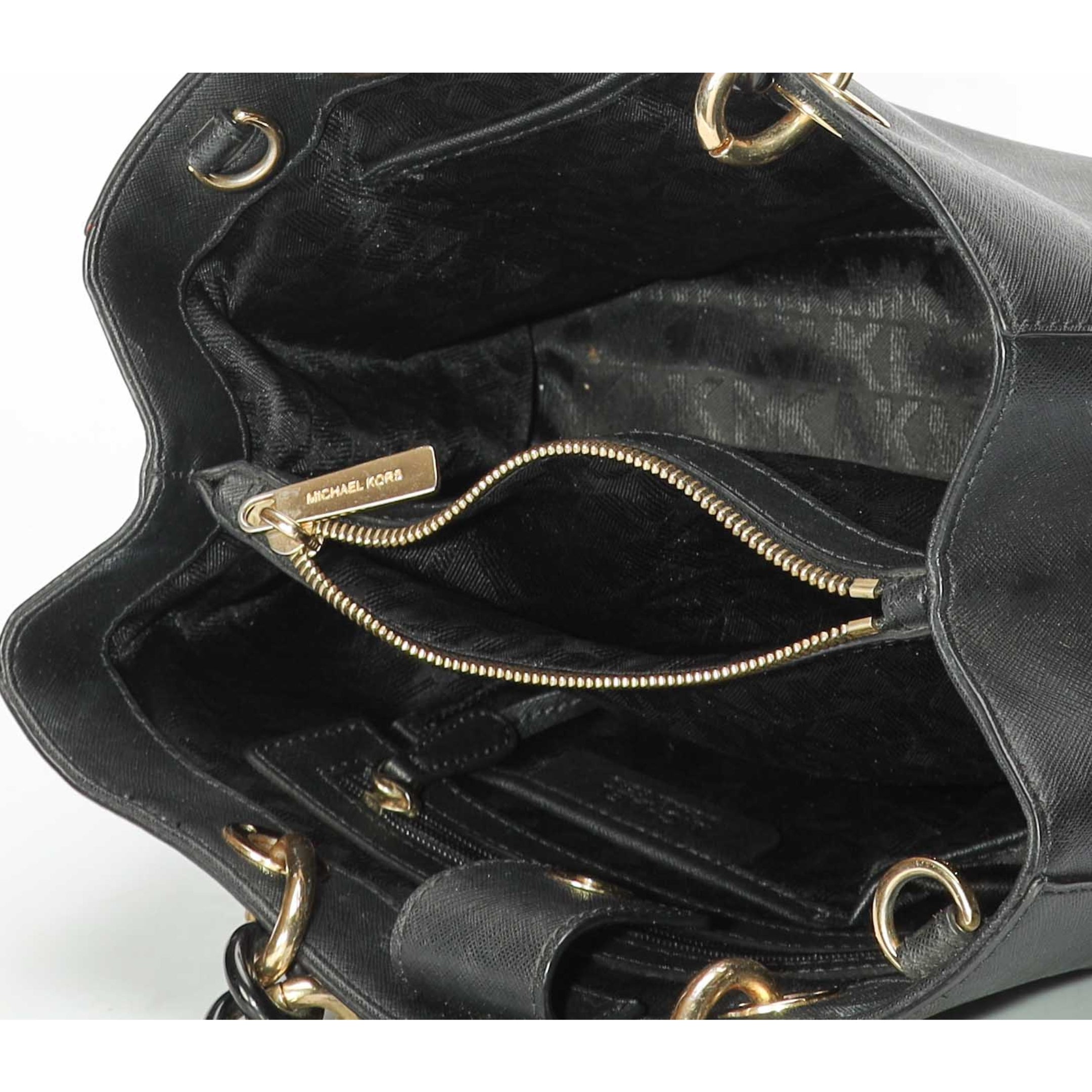 Michael Kors Black Cynthia Satchel