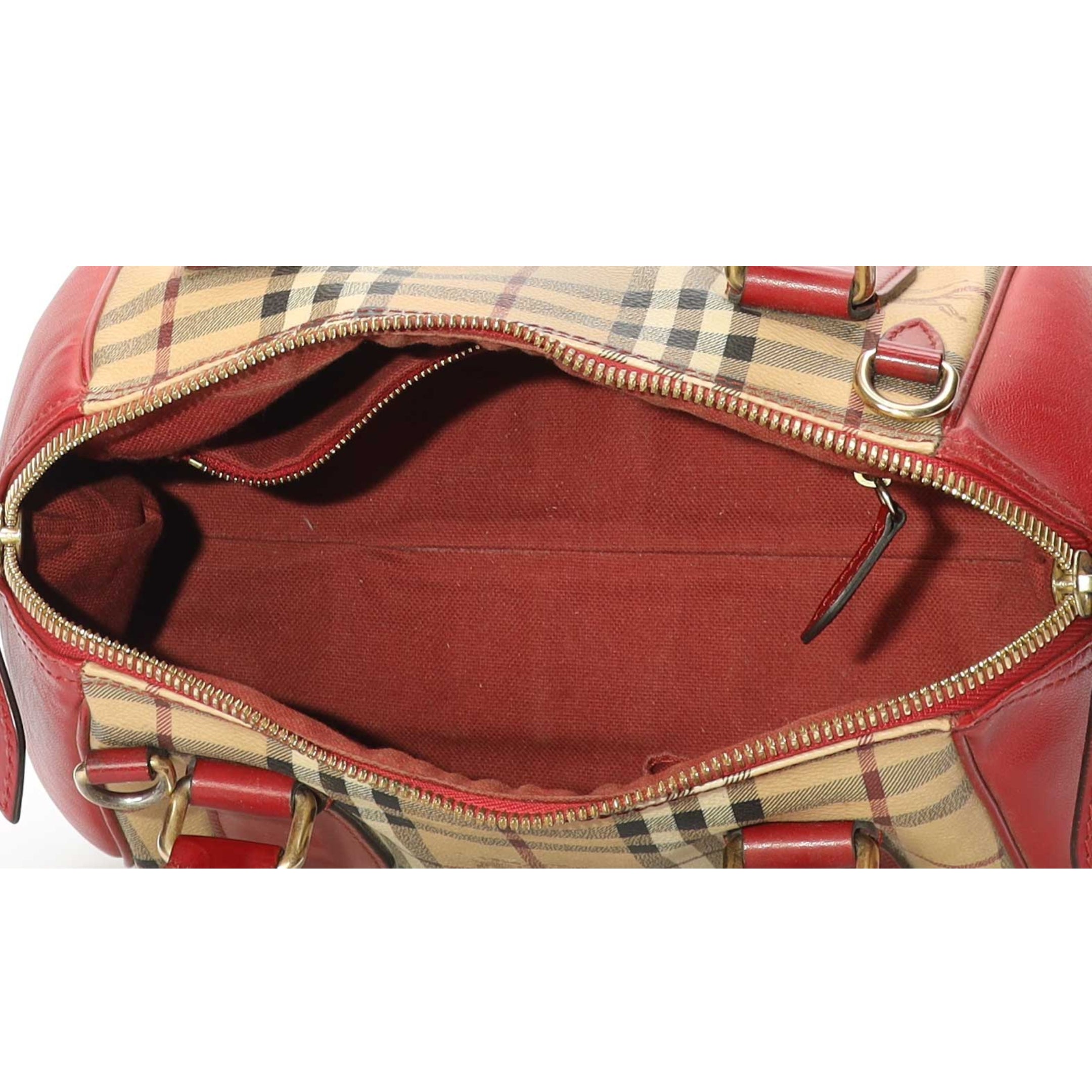 Burberry Haymarket Check Blaze Satchel Crossbody Bag