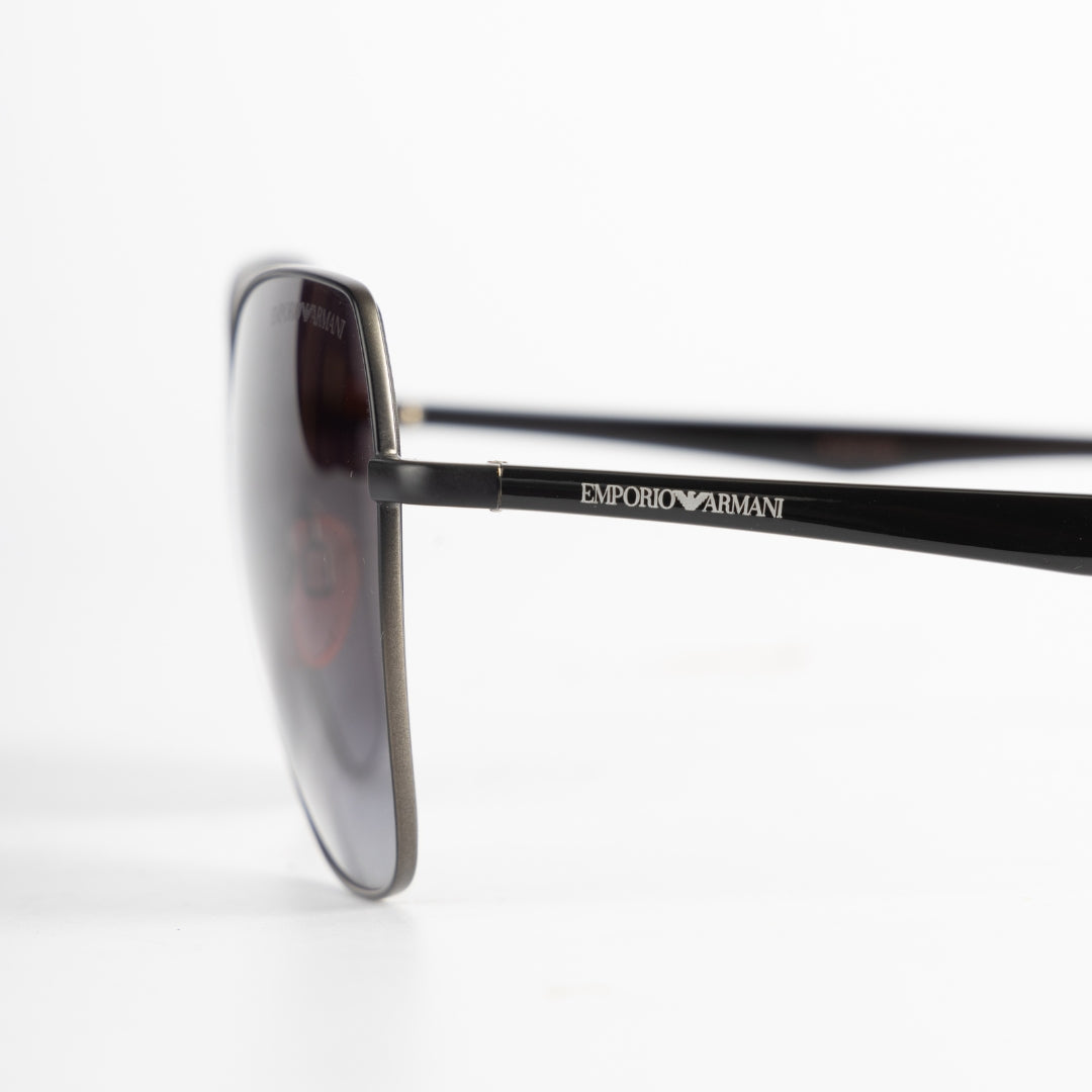 Emporio Armani Matte Gunmetal Sunglasses