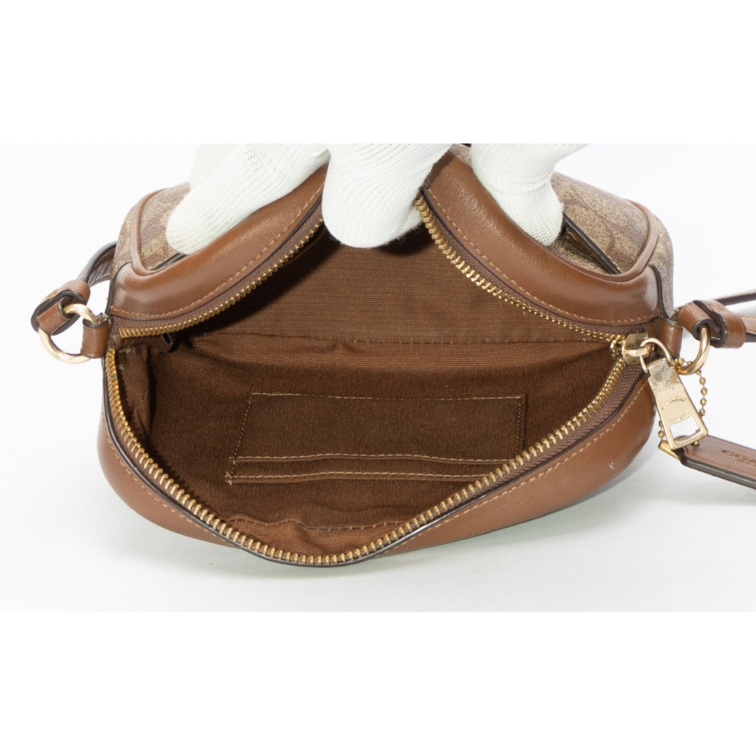 Coach Mini Jamie Signature Canvas Camera Crossbody Bag