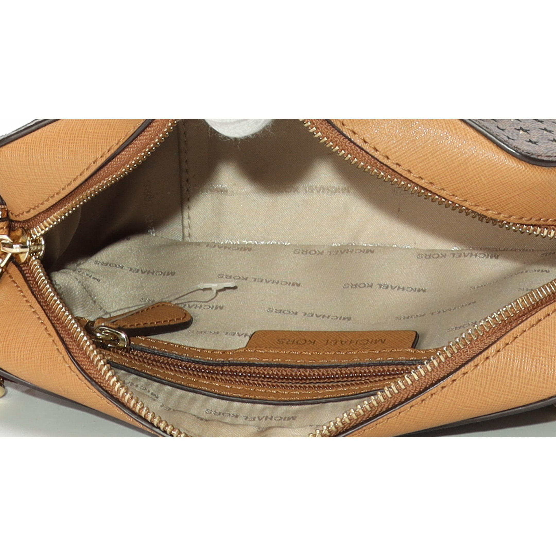 Michael Kors Ginny Star Canvas Crossbody Bag