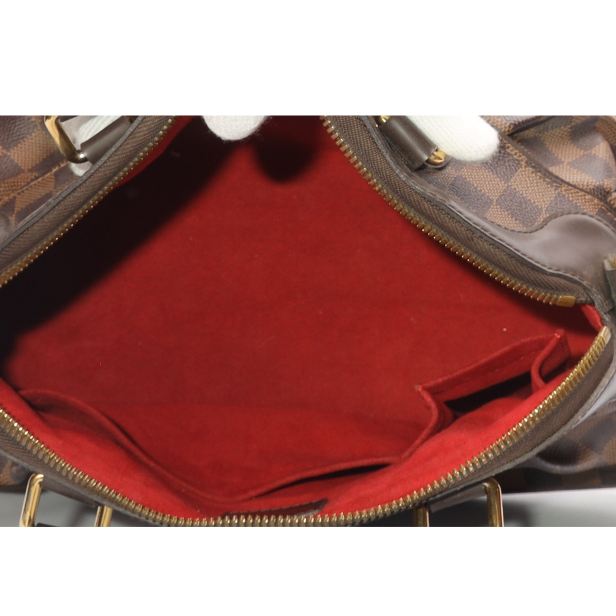 Louis Vuitton Trevi Damier Ebene Satchel Bag