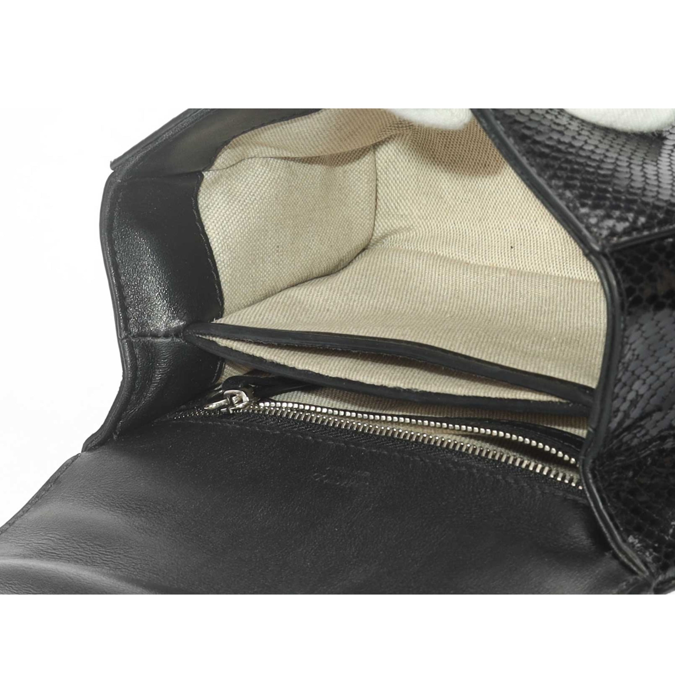 Jimmy Choo Black Cheri Crystals Satchel Crossbody Bag