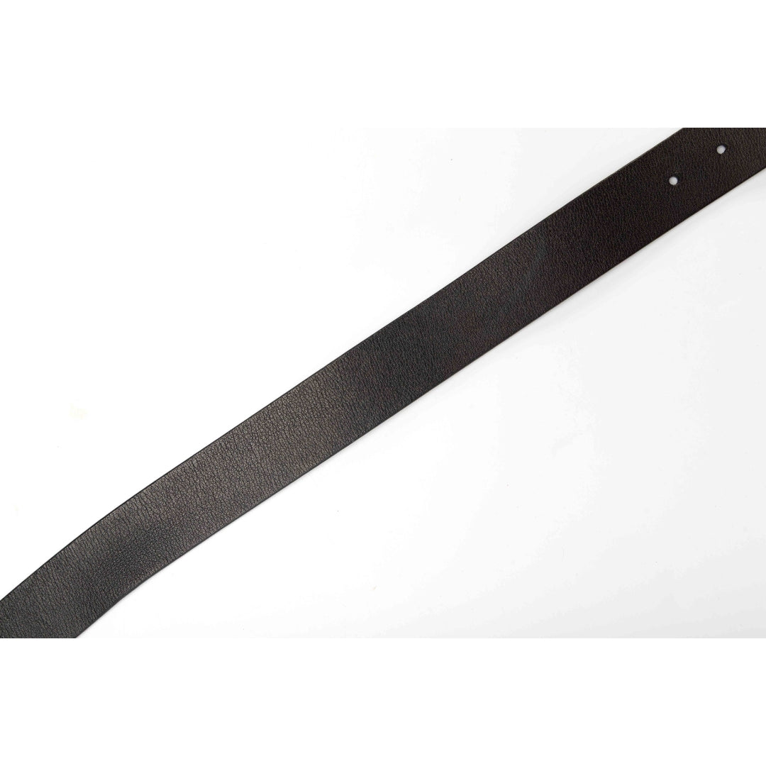 Louis Vuitton Black Leather Buckle Belt