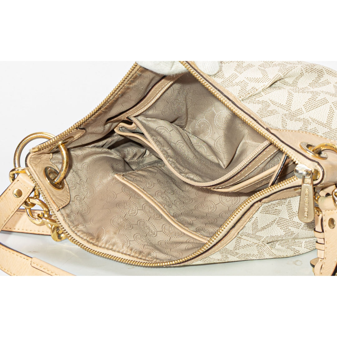 Michael Kors Off White Convertible Shoulder Bag