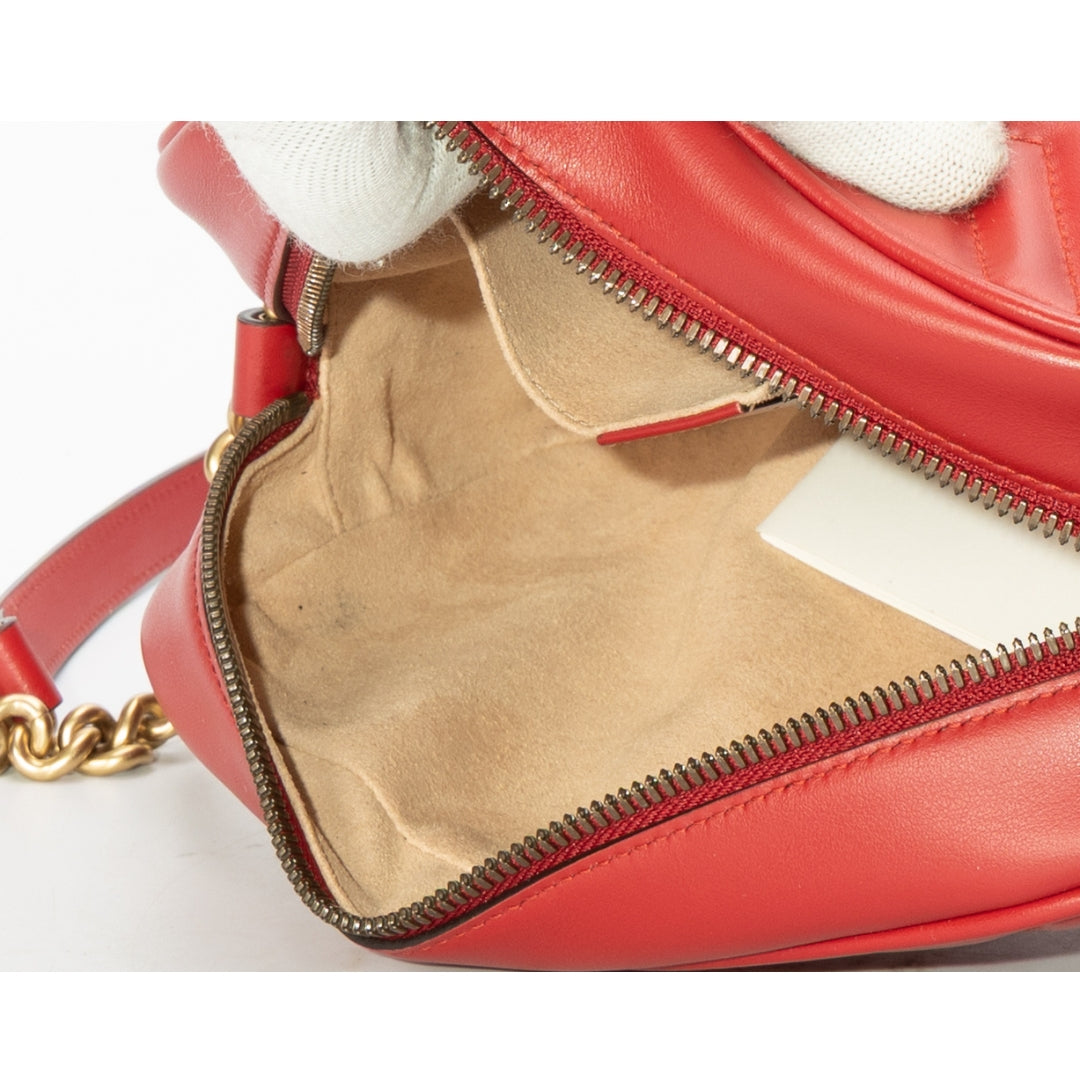 GG Marmont Red Medium Shoulder Bag