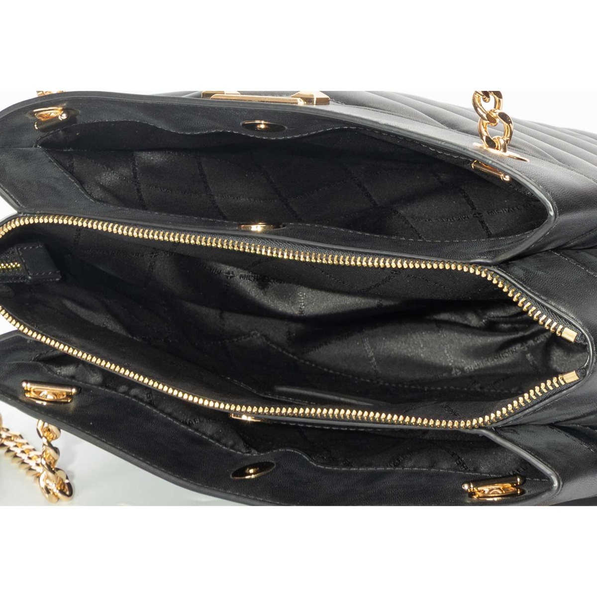 Michael Kors Black Whitney Quilted Tote