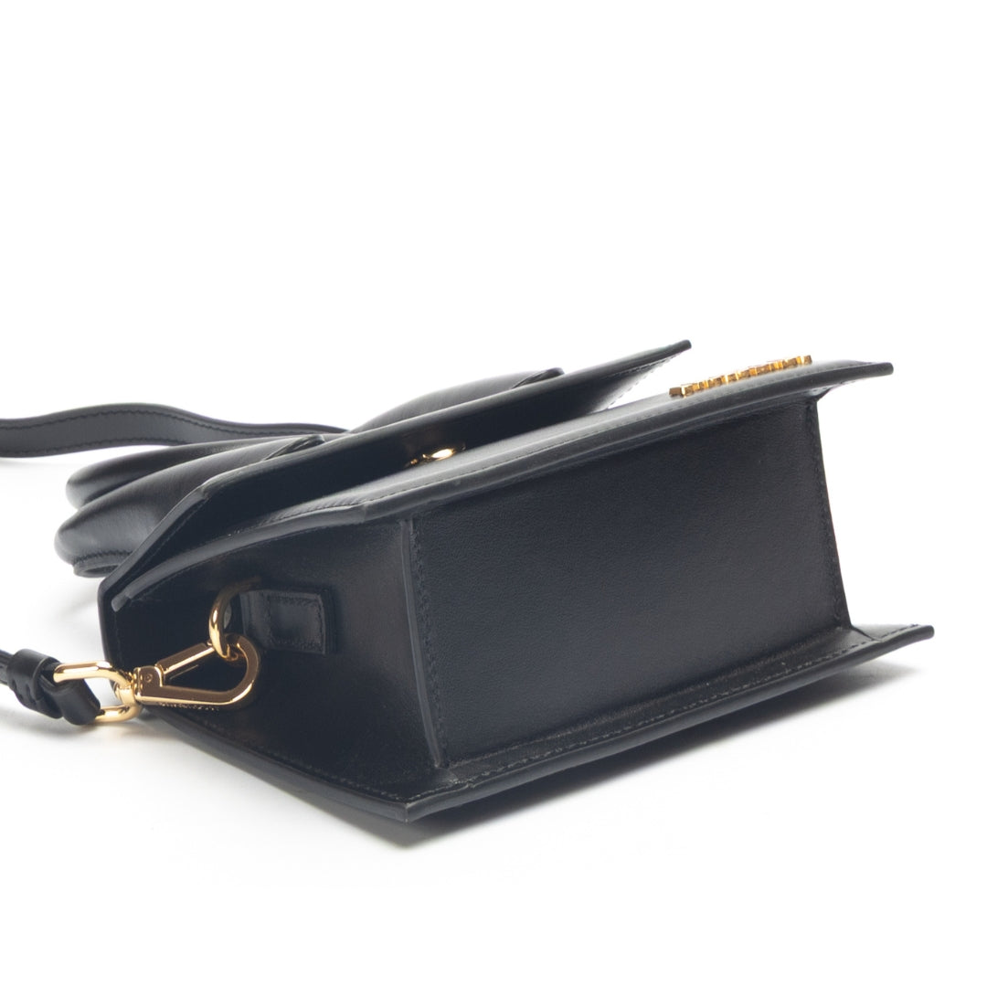 Jacquemus The knot Chiquito Black Crossbody Bag