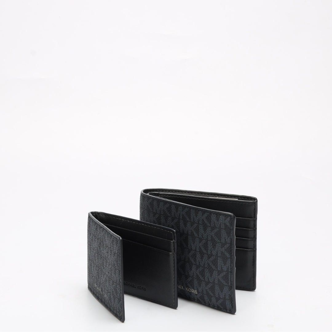 Michael Kors Harrison Logo Billfold Wallet With Passcase