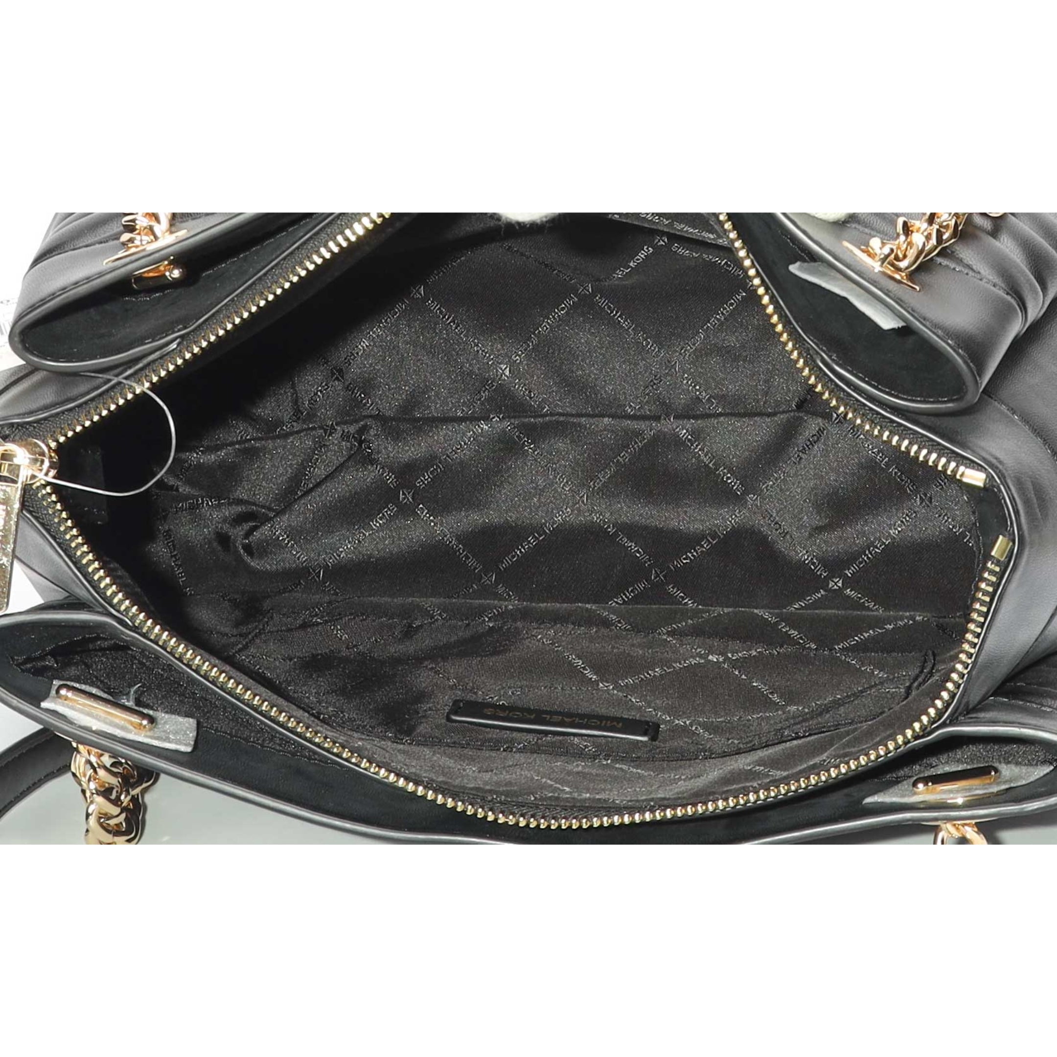 Michael Kors Whitney Black Medium Quilted Tote