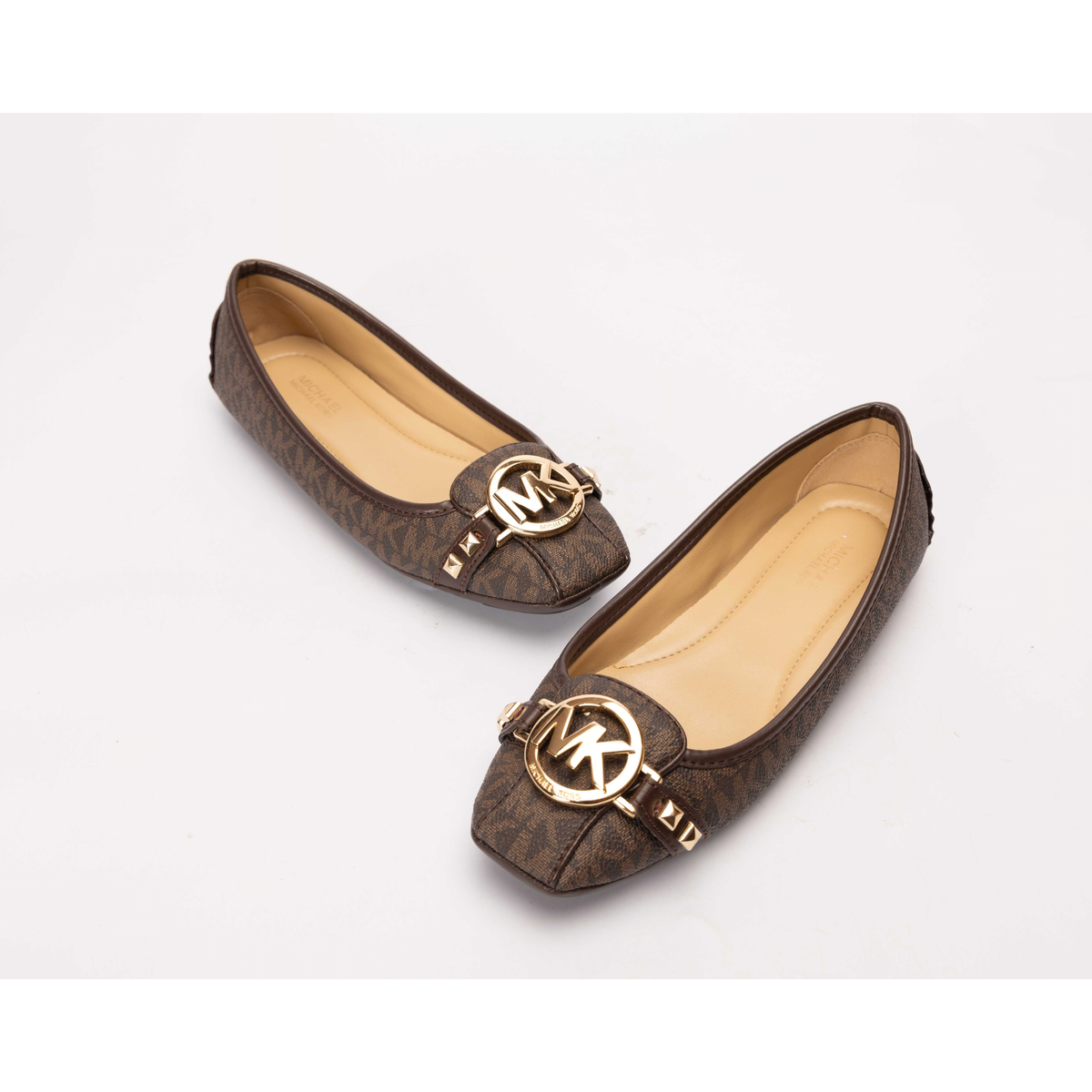 Michael Kors Studded Logo Moccasin