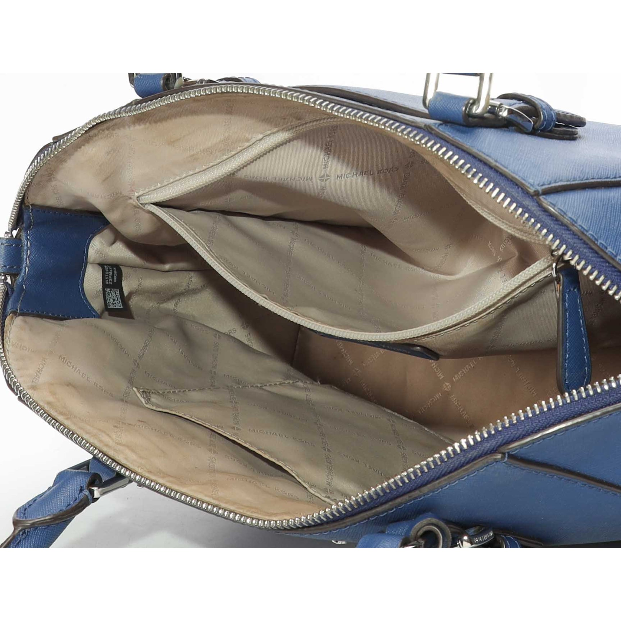 Michael Kors Ciara Blue Satchel