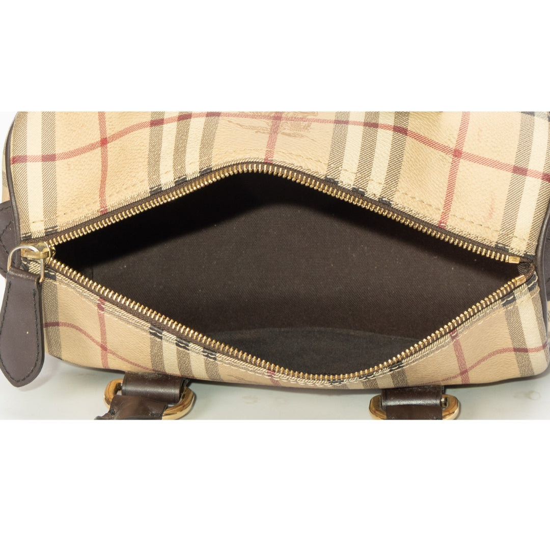 Burberry Haymarket Check Chester Boston Bag