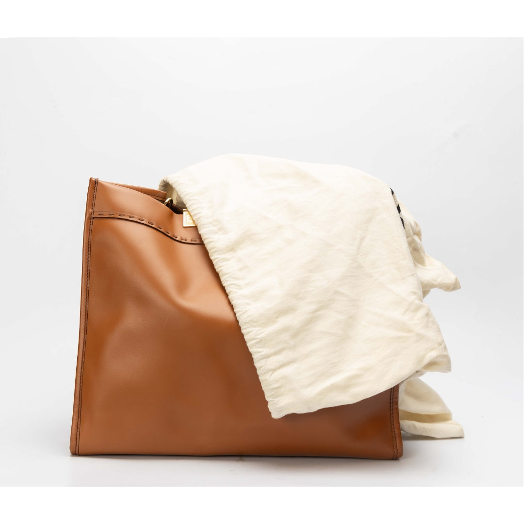 Fendi Brown Sunshine Tote