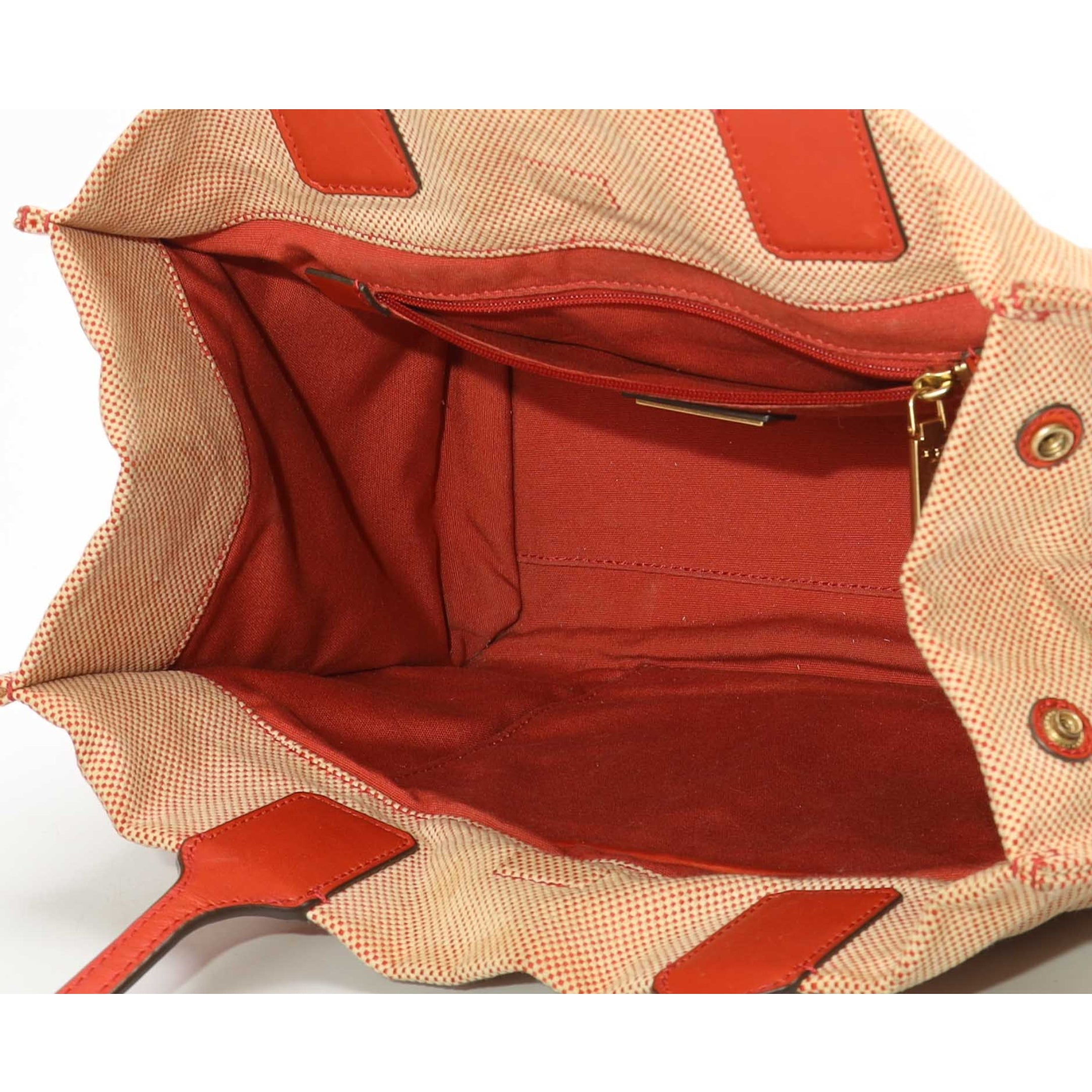 Tory Burch Orange Ella Tote