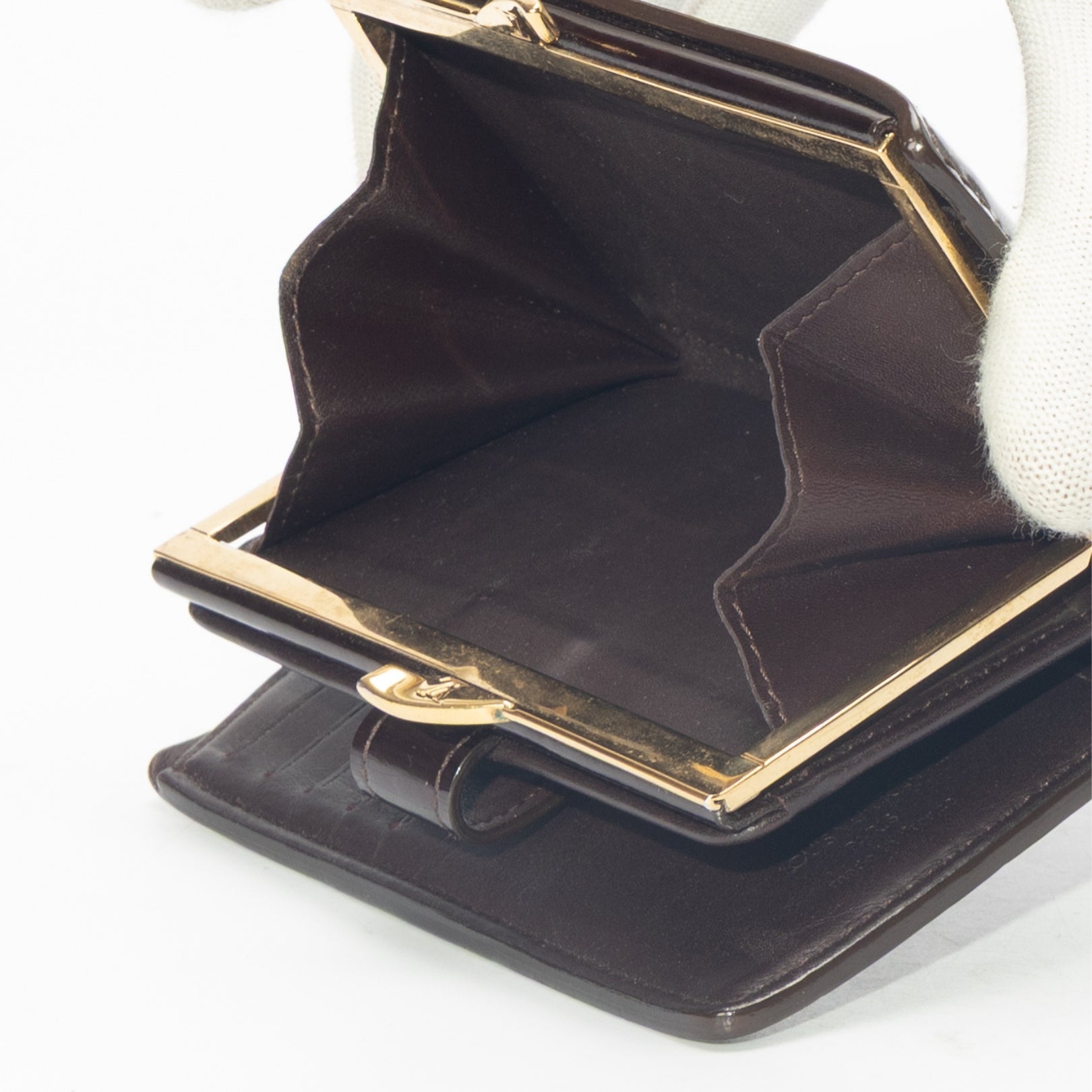 Louis Vuitton Amarante Monogram Vernis French Wallet