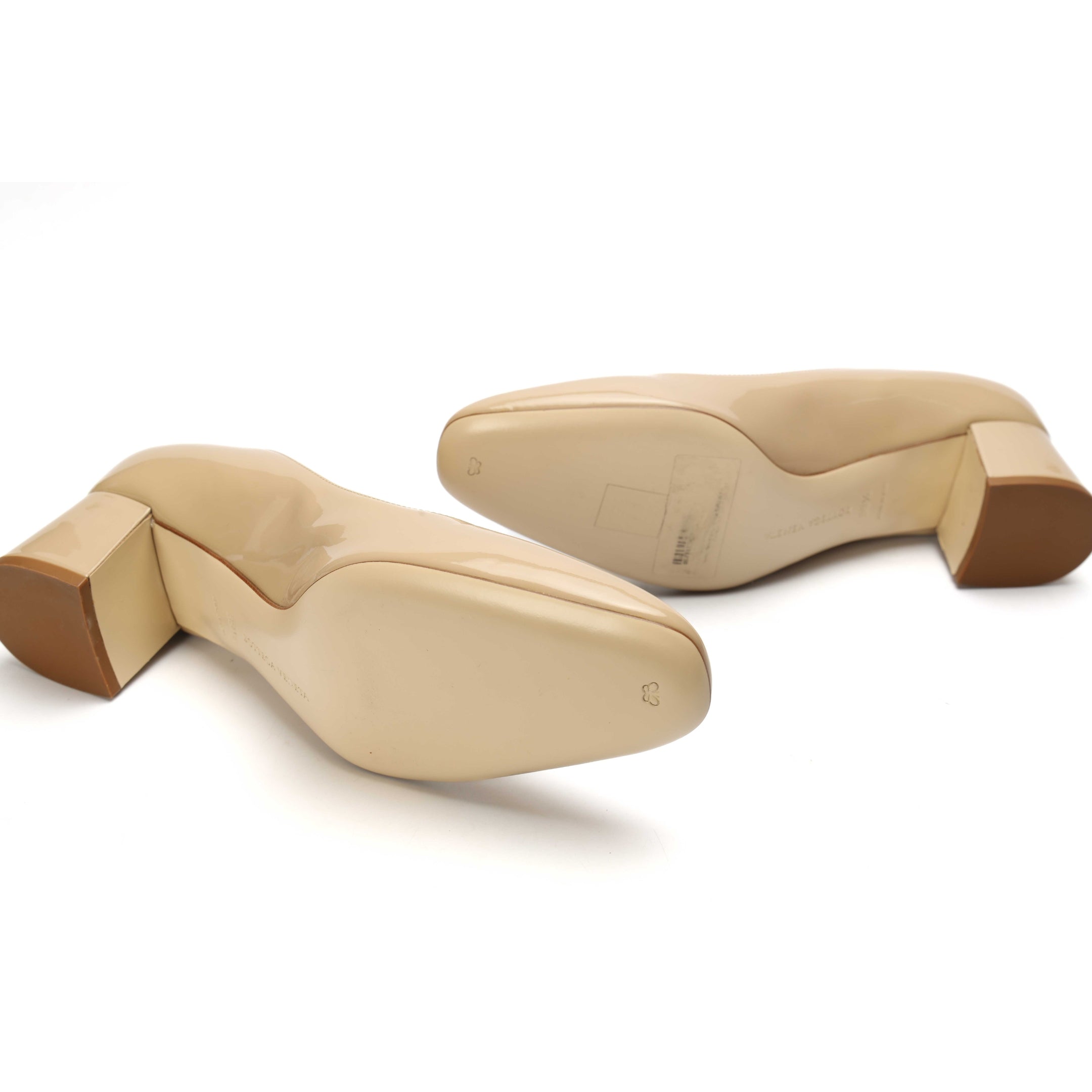 Bottega Venetta Beige Intrecciato Pumps