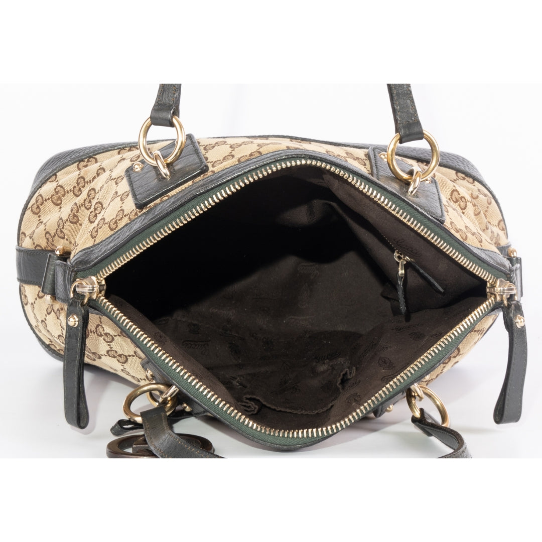 Gucci GG Canvas Charm Dome Shoulder Bag