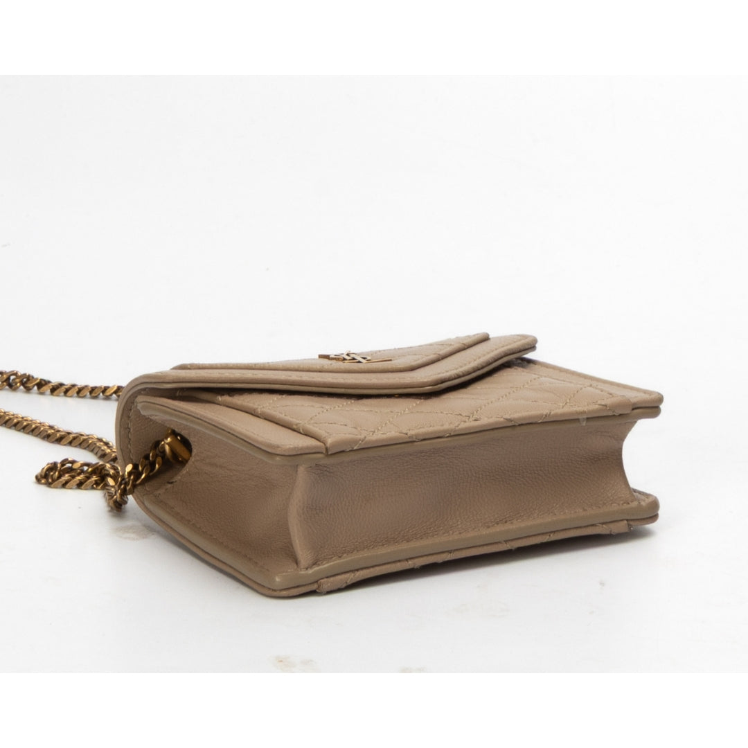 Saint Laurent Quilted Micro Gaby Crossbody Bag