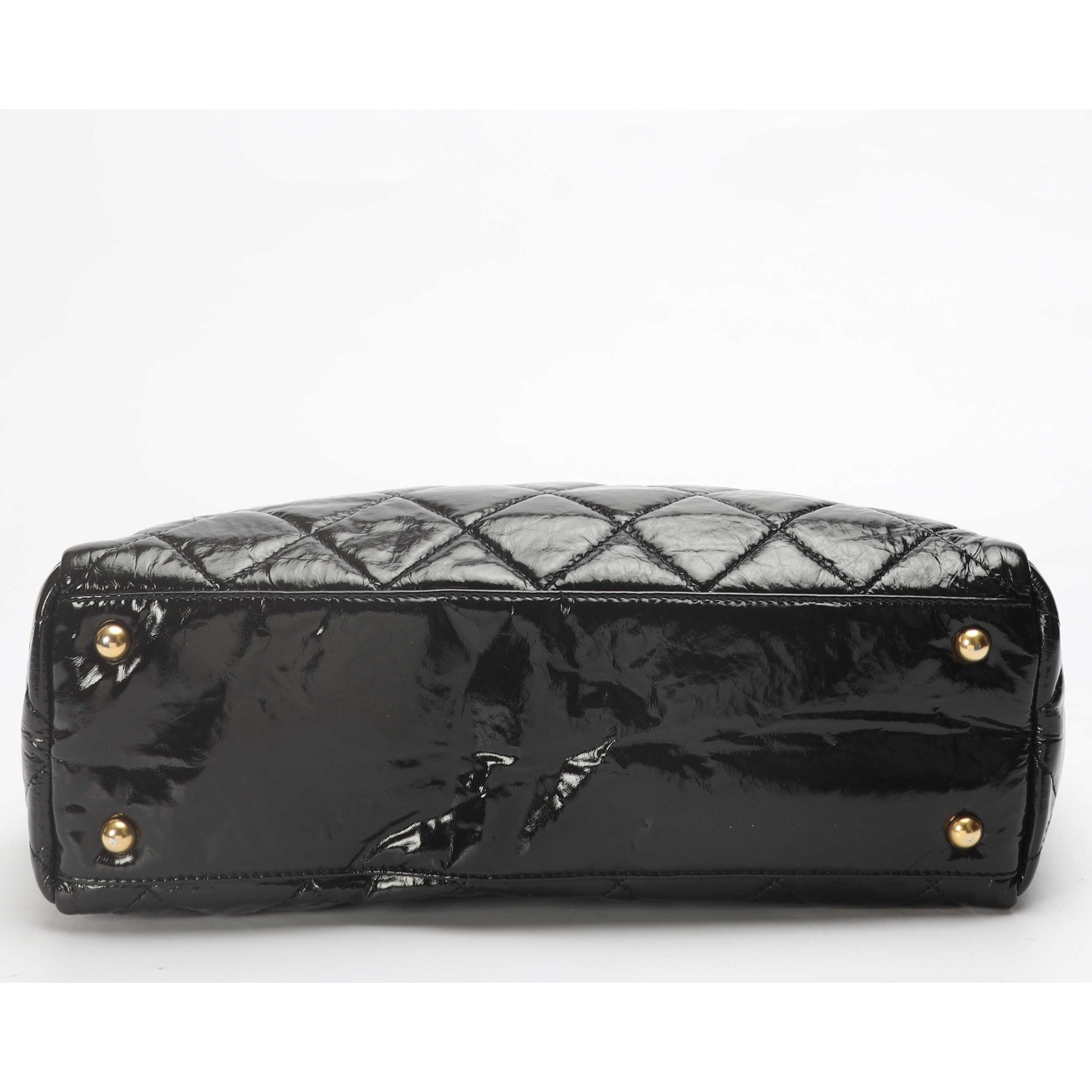 Chanel Quilted Bowling Bag