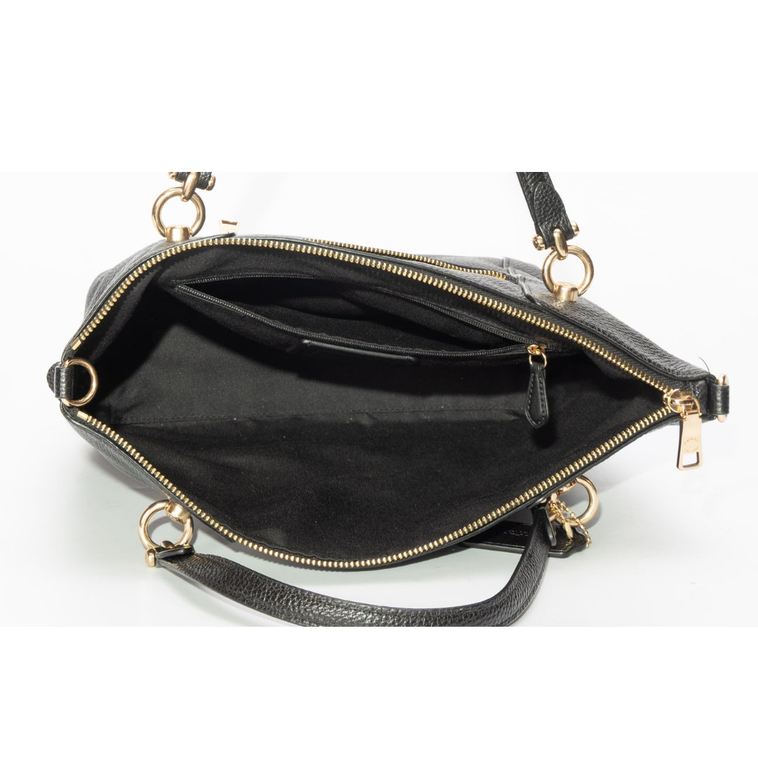 Coach Black Kacey Convertible Satchel