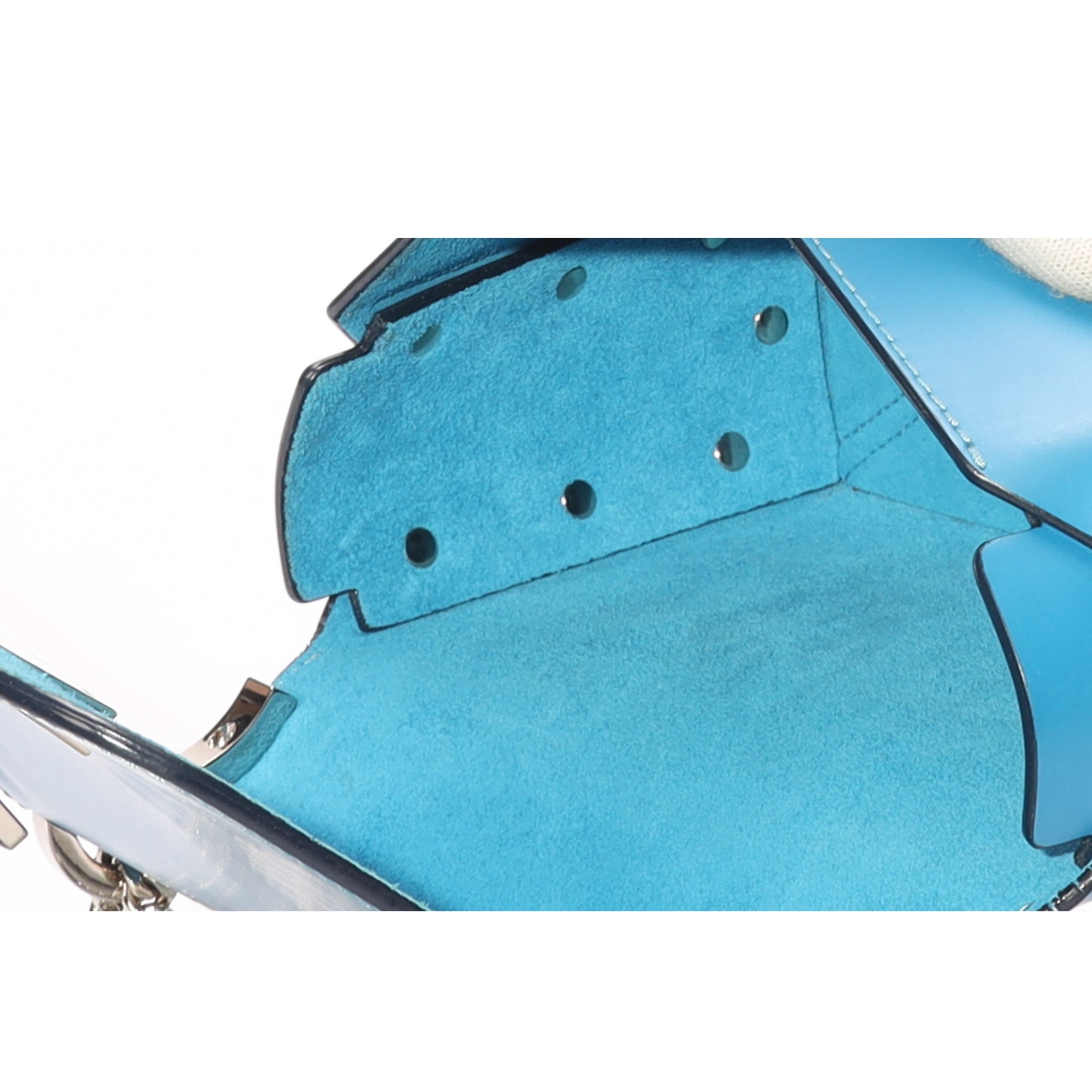 Jimmy Choo Blue Lockett Crossbody Bag