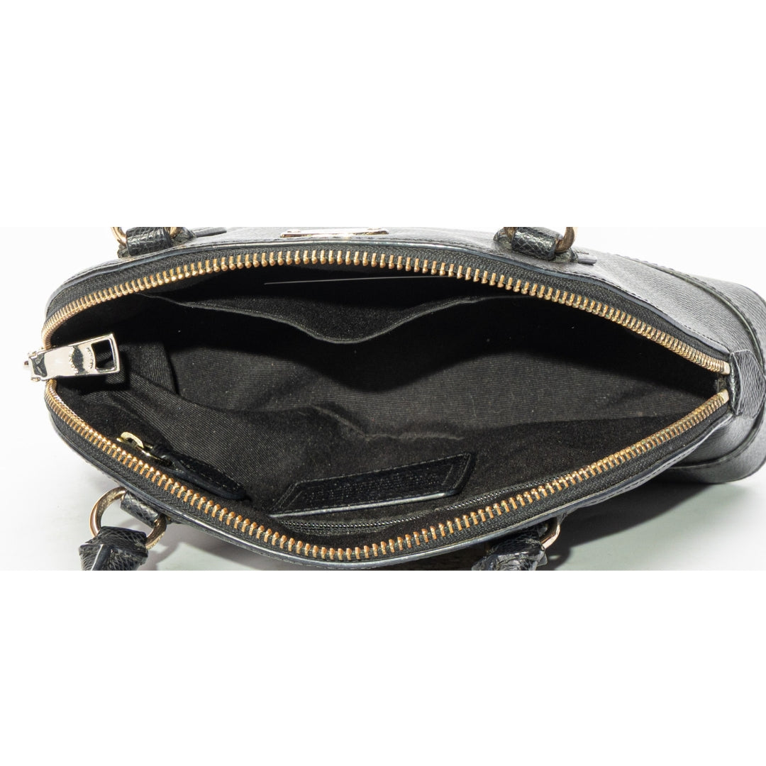 Coach Black Cora Dome Convertible Satchel