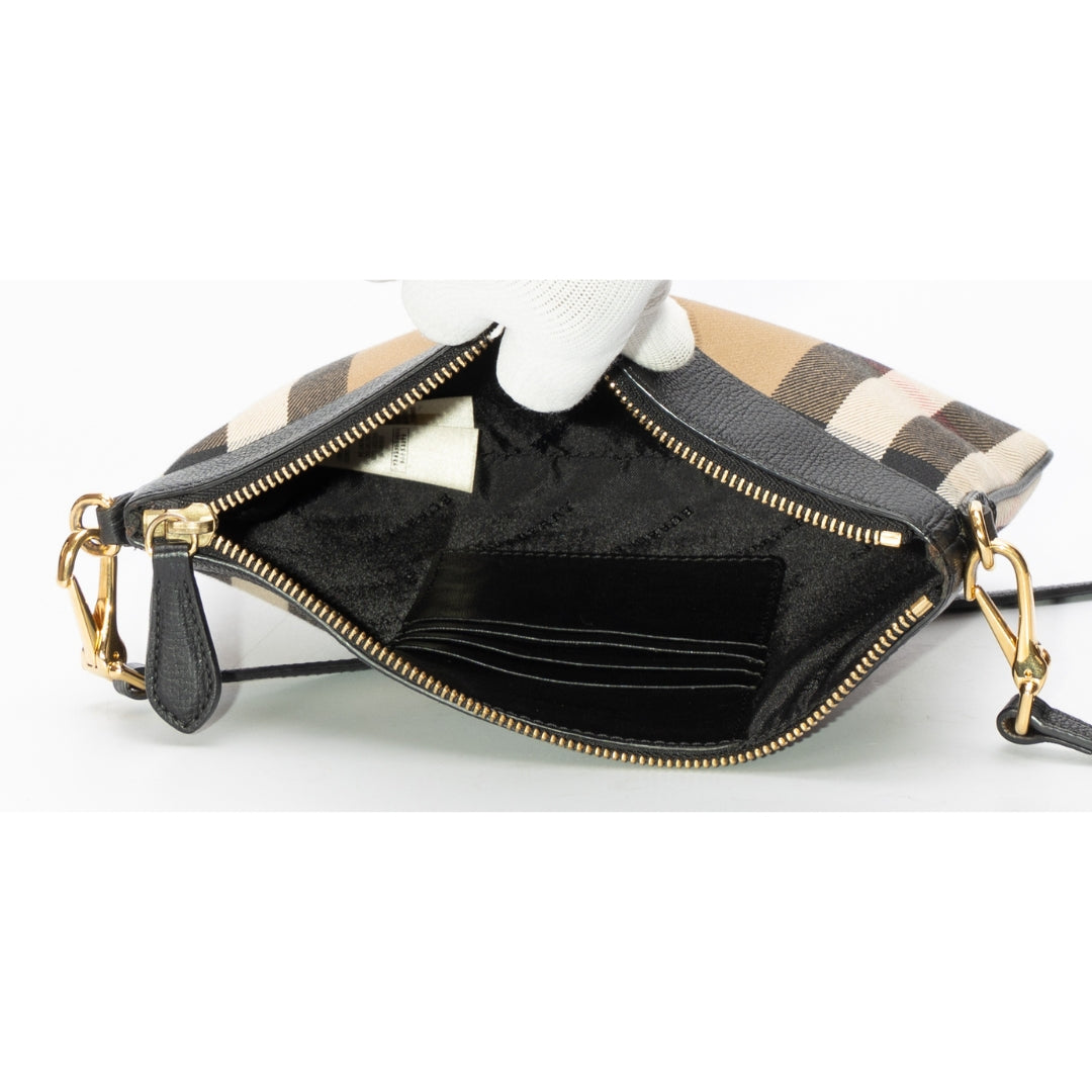 Burberry Check Derby Peyton Crossbody Bag