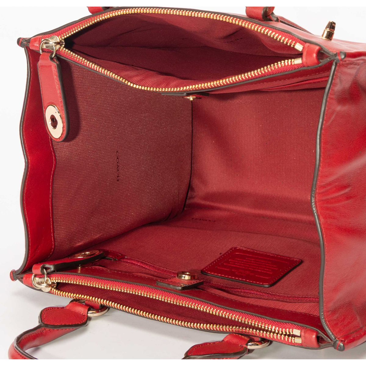 Coach Red Convertible Crossbody Bag
