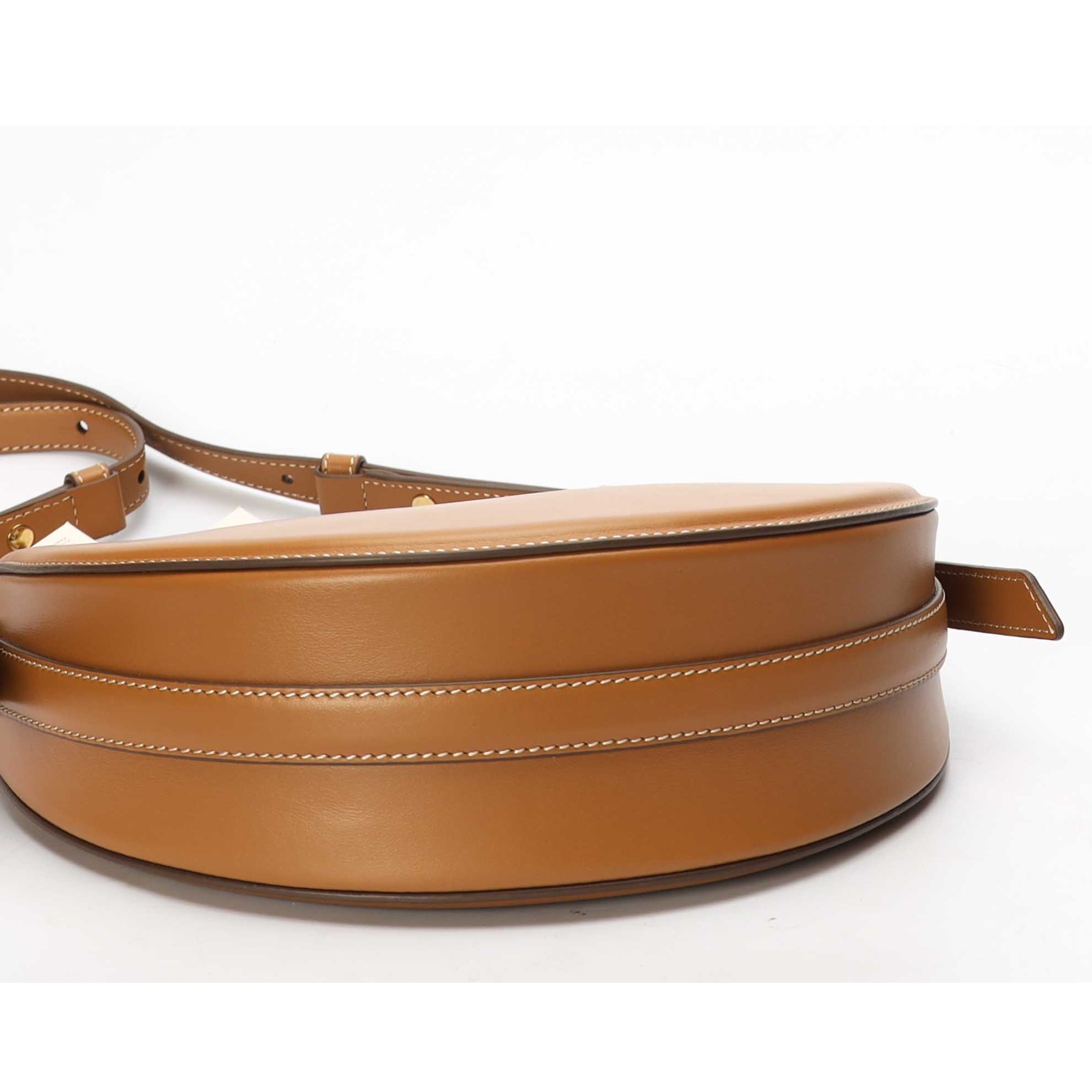 Polene Numero Dix Camel Crossbody Bag