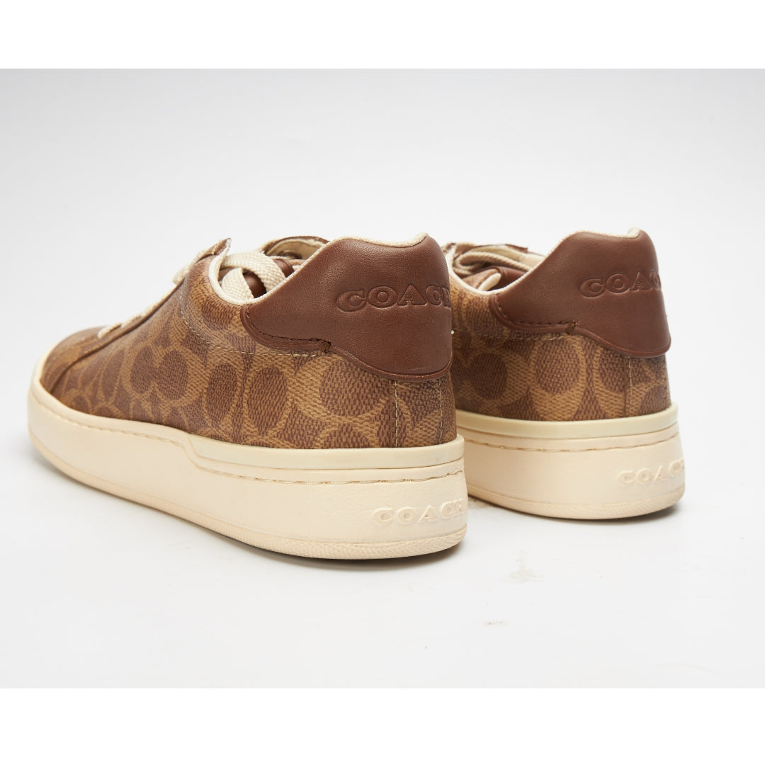 Coach High Line Sneaker In Signature Canvas