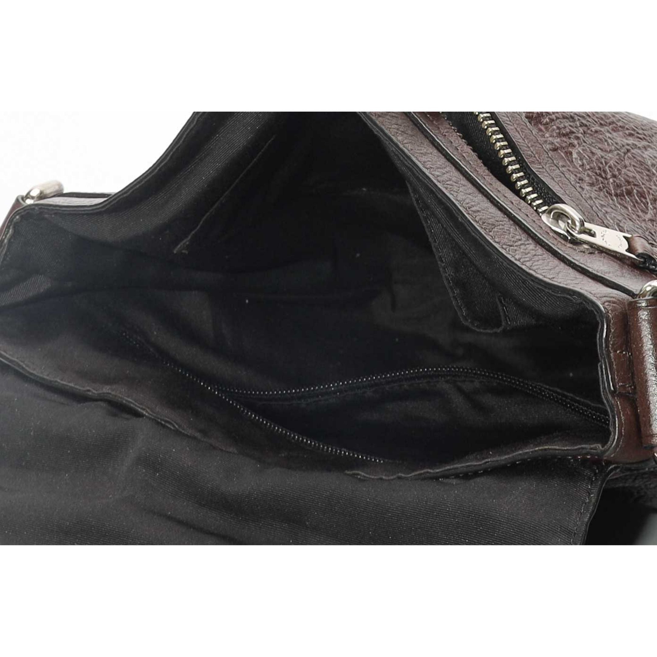 Coach Brown Flap Messenger Bag