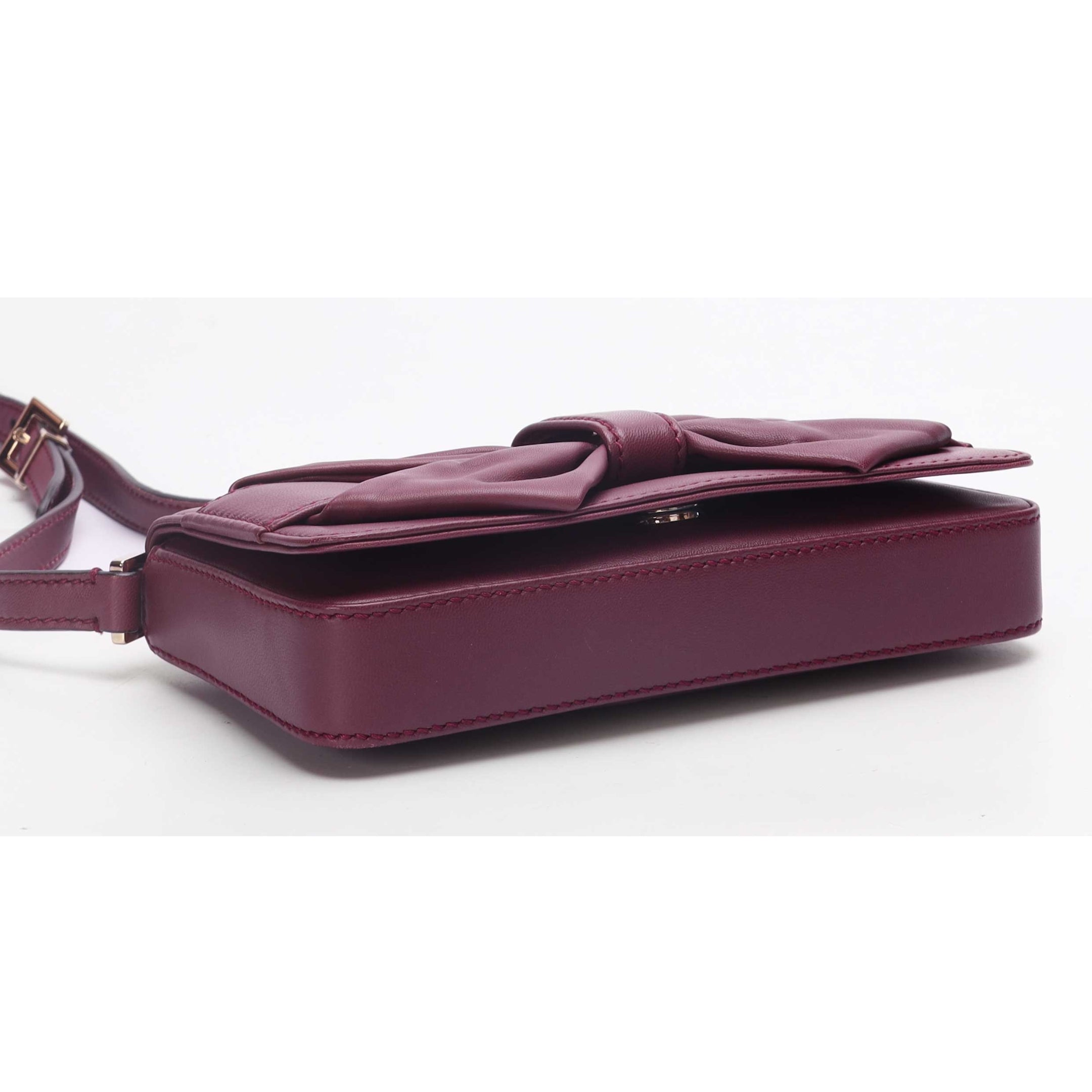 Valentino Purple Bow Crossbody Bag