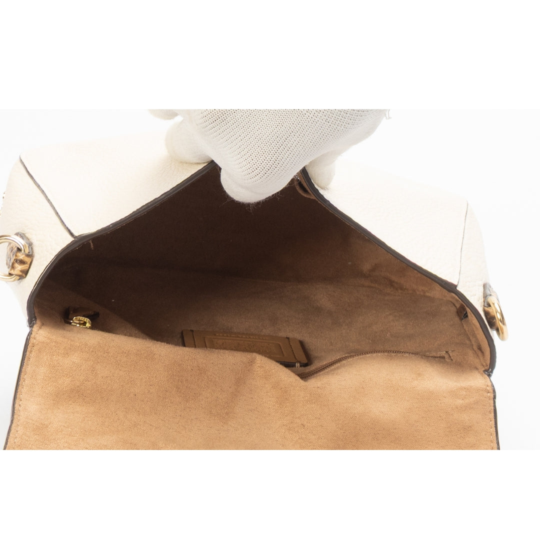Coach Cream Marlie Convertible Satchel