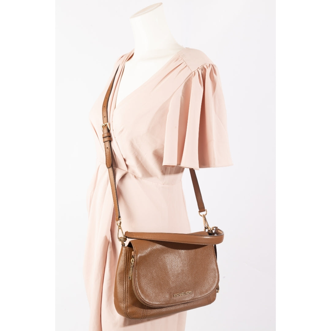 Michael Kors Bedford Medium Pebbled Leather Shoulder Bag