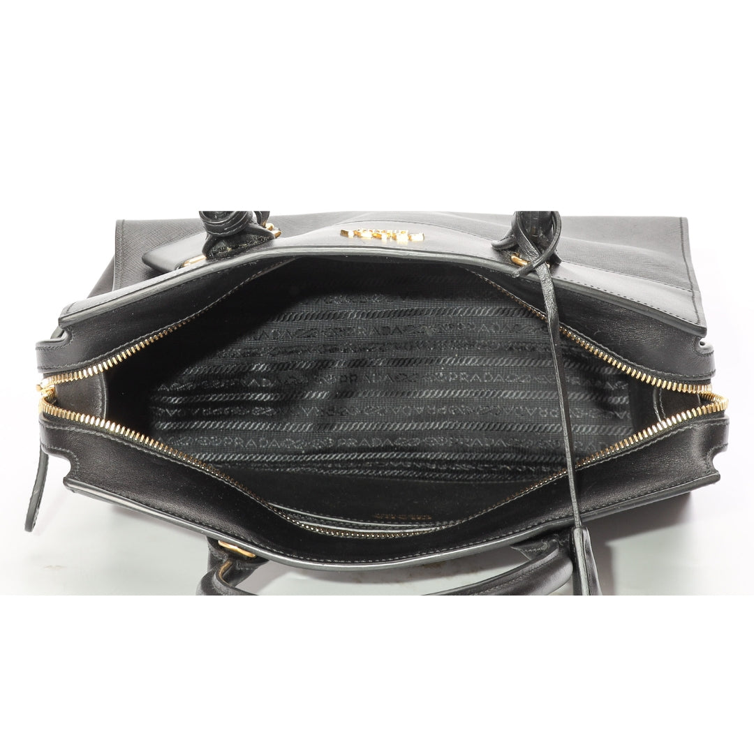 Prada Black Esplanade Convertible Tote