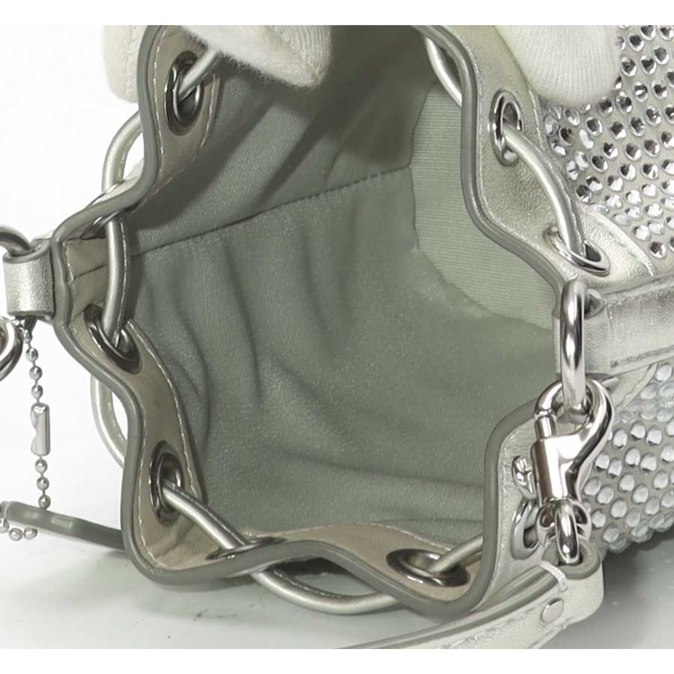 Coach Crystal Mini Bucket Bag