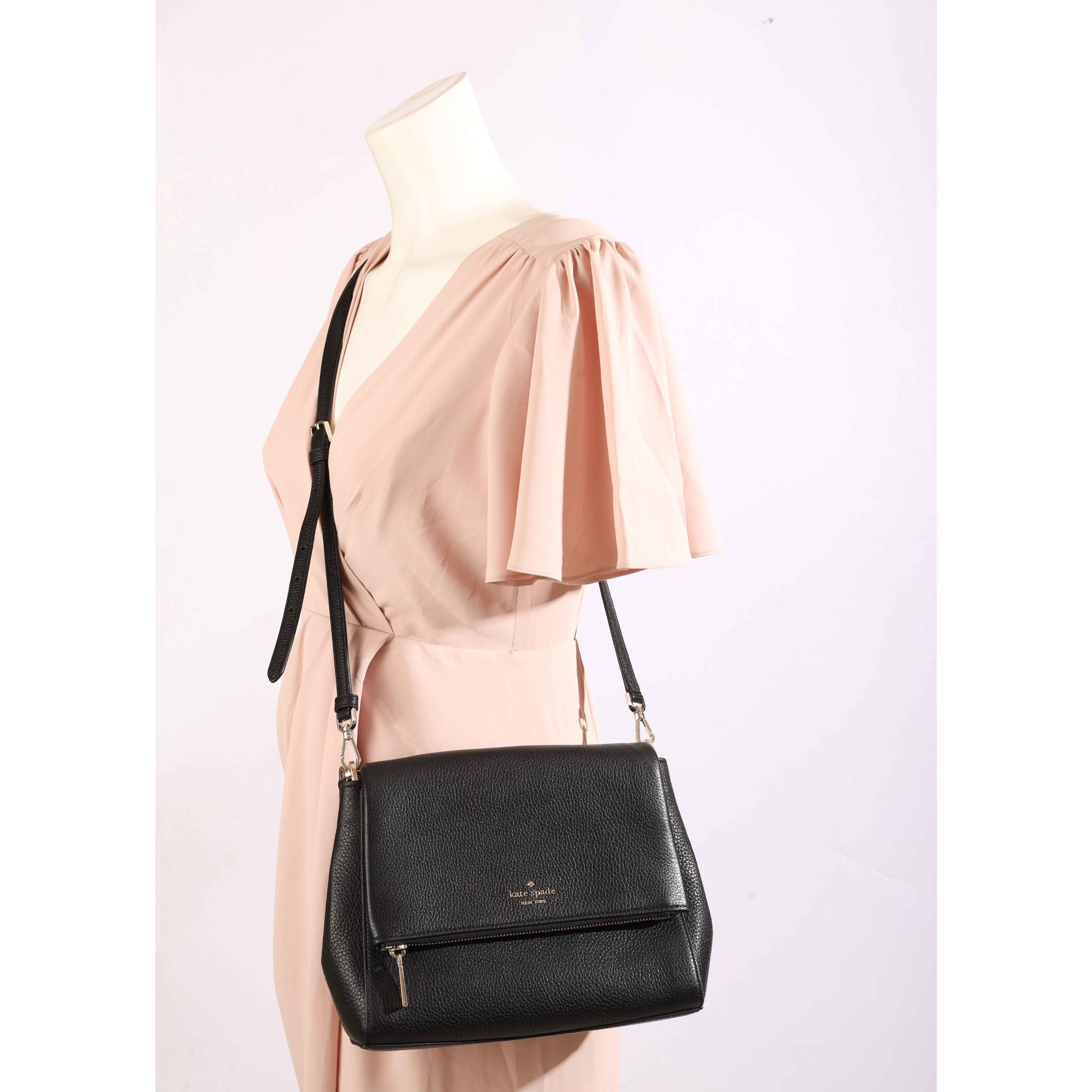 Kate Spade Leila Black Convertible Shoulder Bag