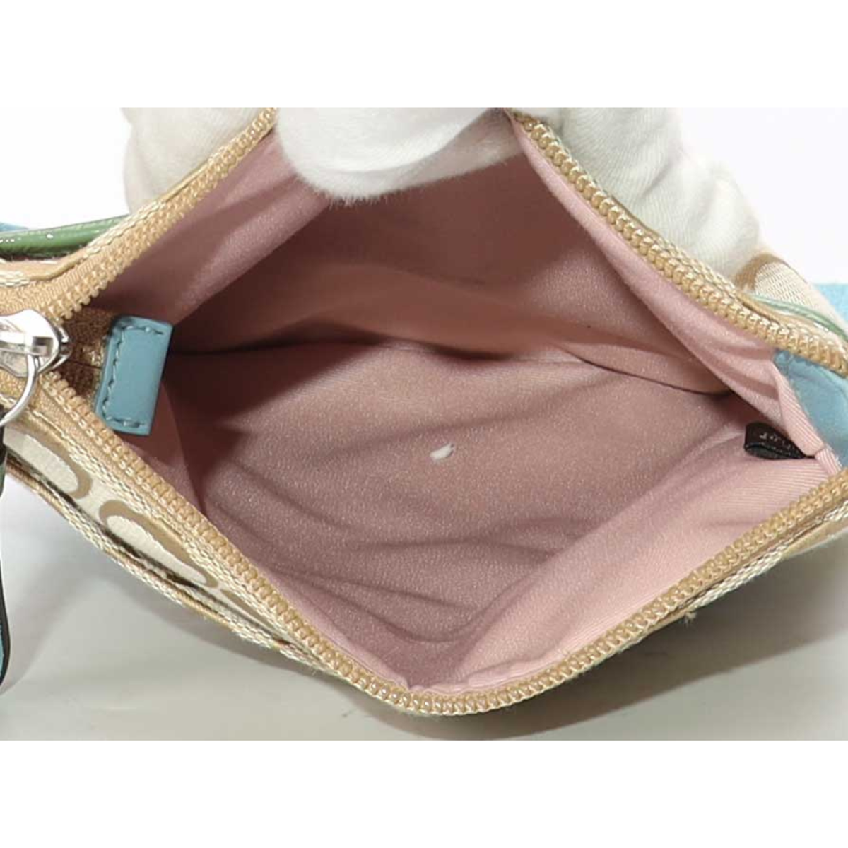 Coach Multicolor Signature Messenger Bag