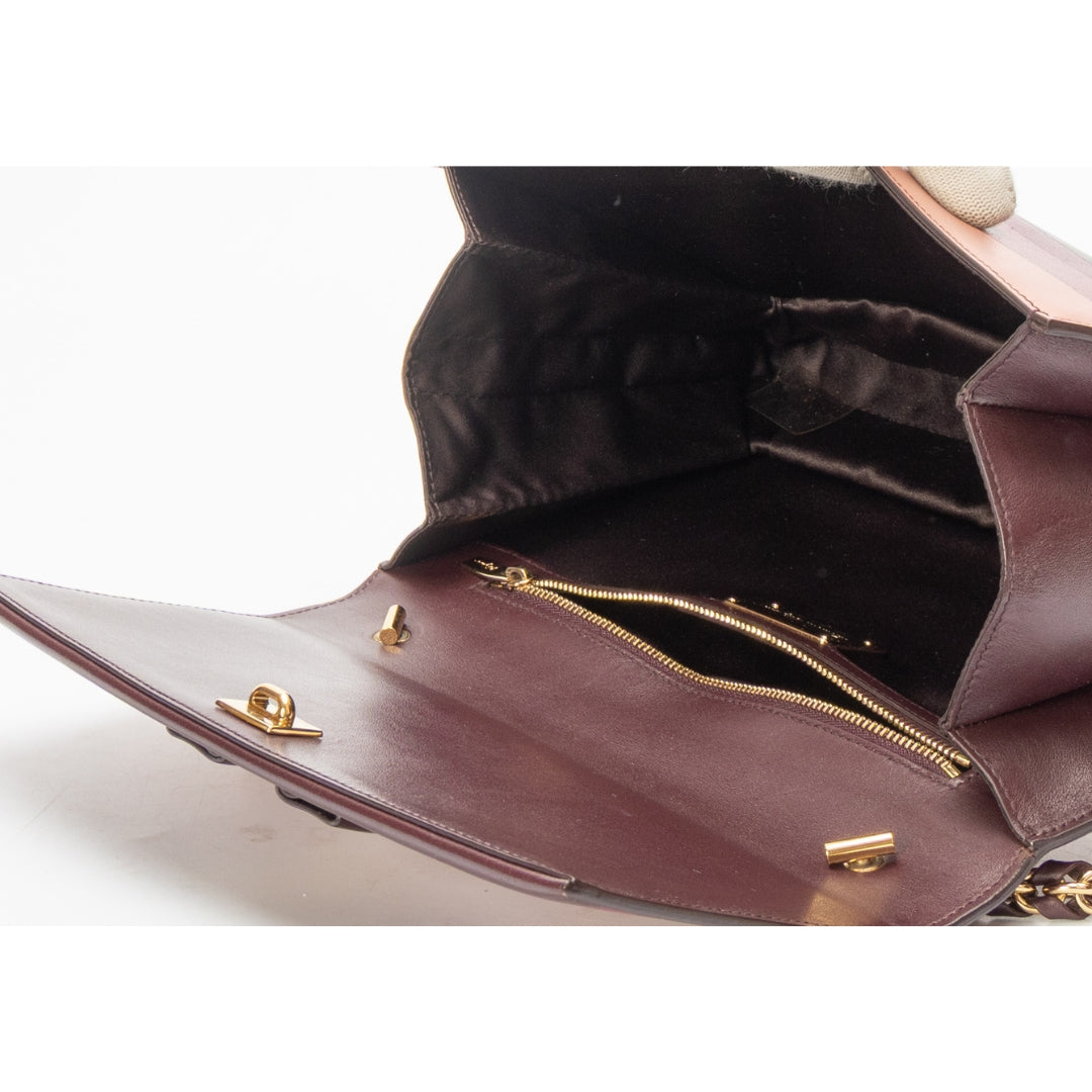 Salvatore Ferragamo Vara Bow Multi Flap Shoulder Bag