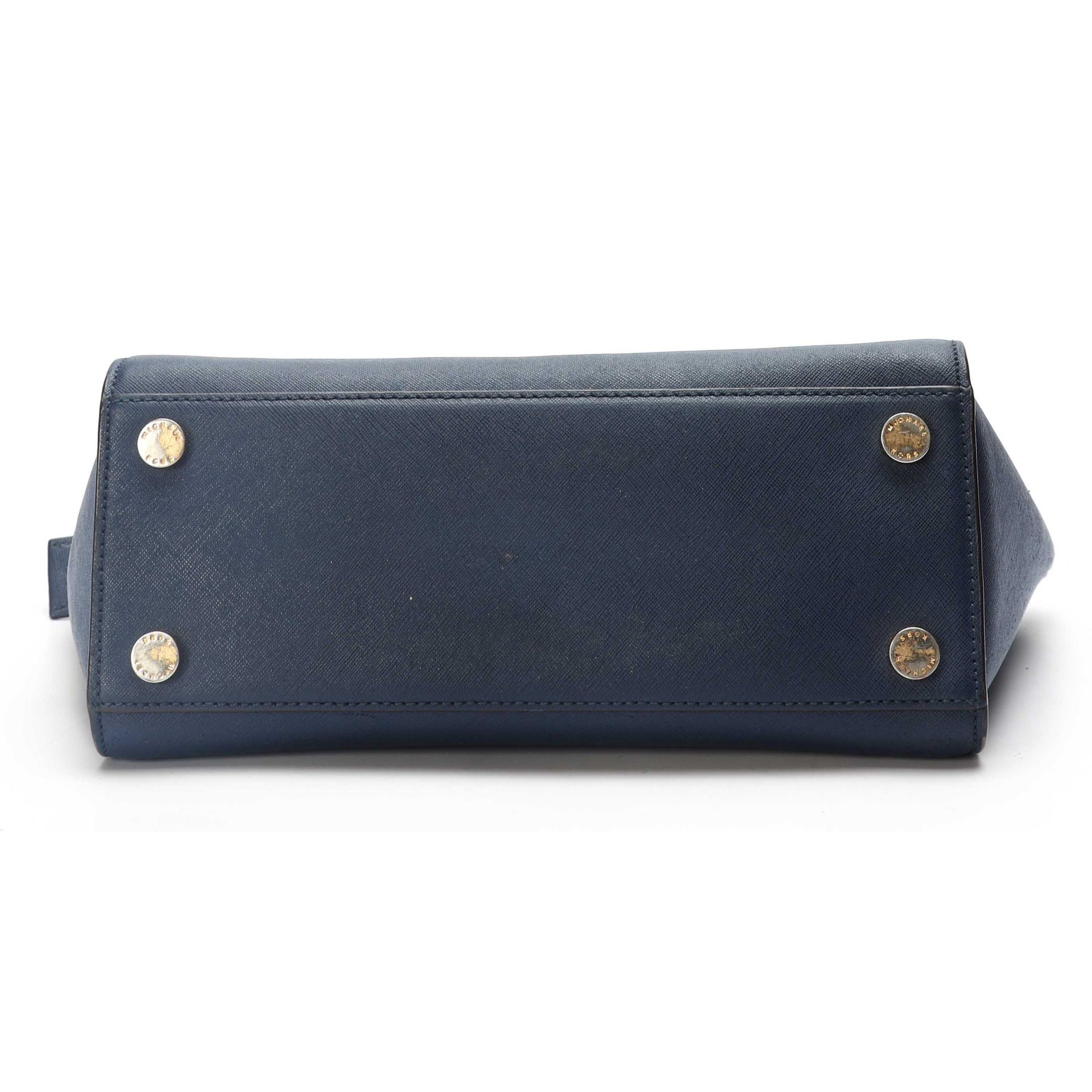 Michael Kors Selma Blue Satchel