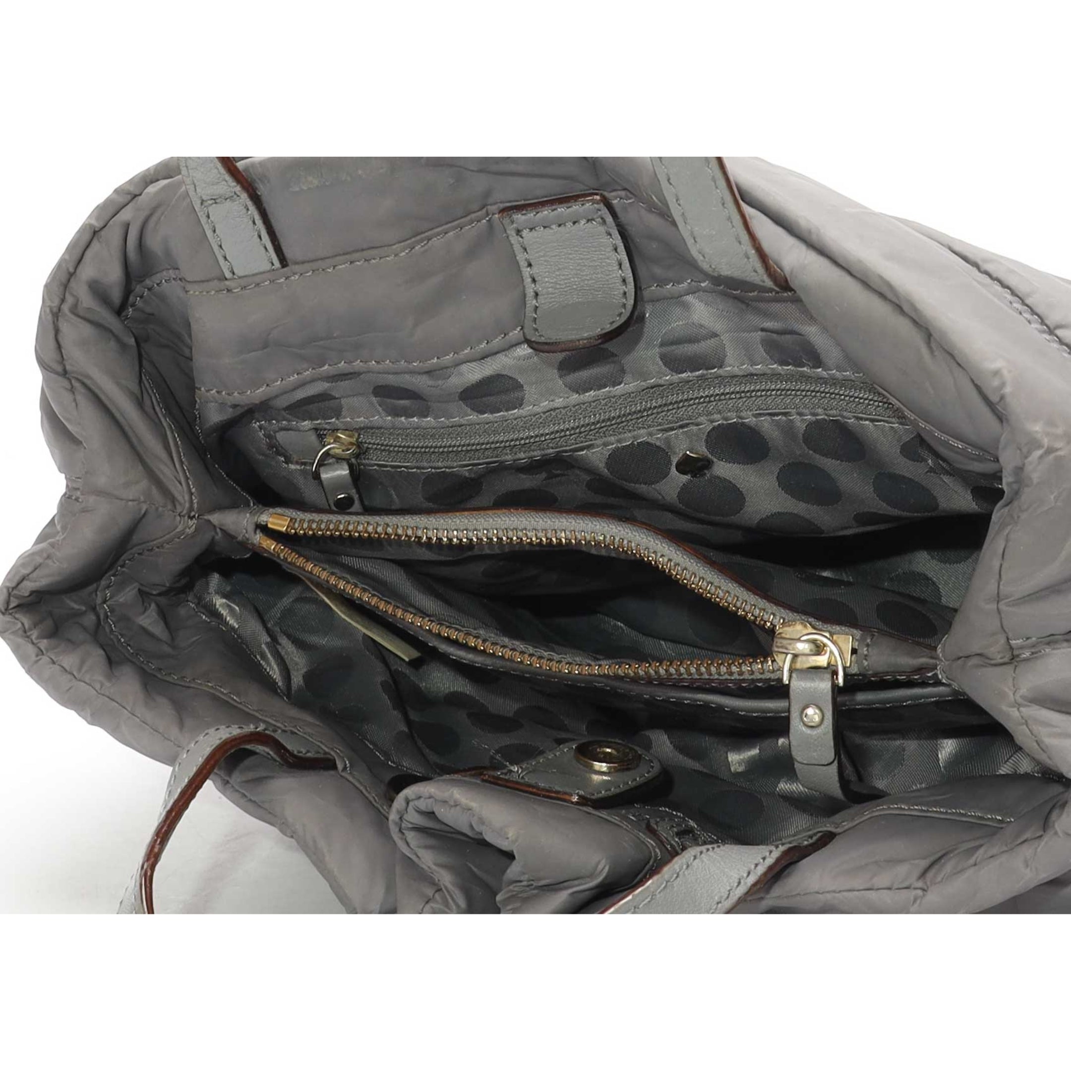 Kate Spade Grey Puffed Bow Shoulder Bag