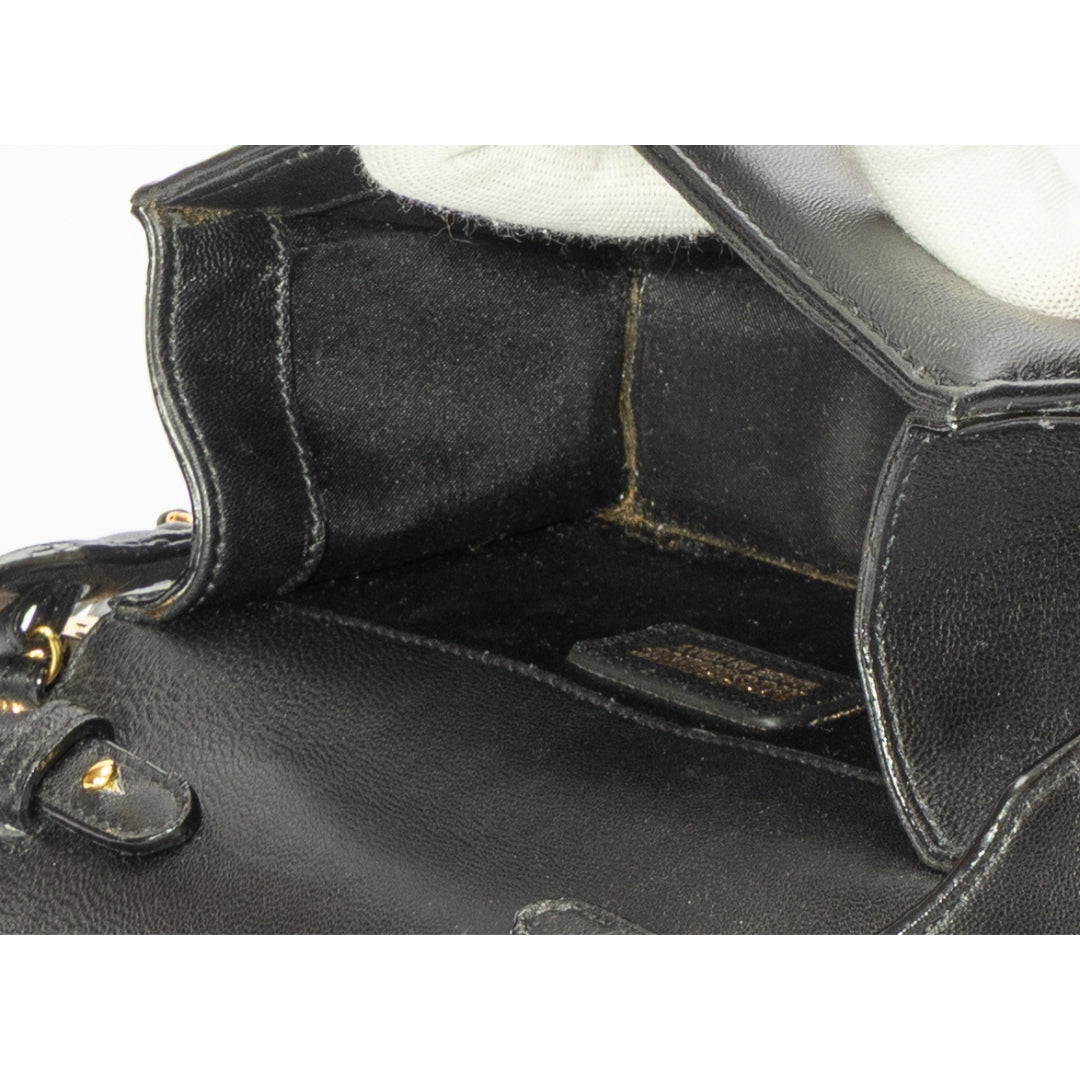 Moschino Black Skeleton Crossbody Bag