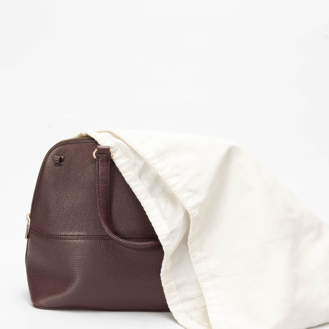 Furla Brown Alex Dome Convertible Satchel