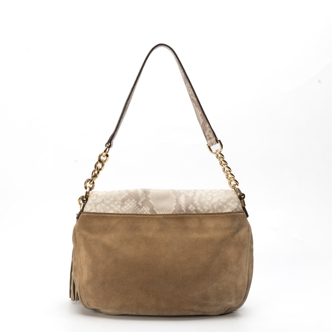 Michael Kors Convertible Bedford Suede Shoulder Bag