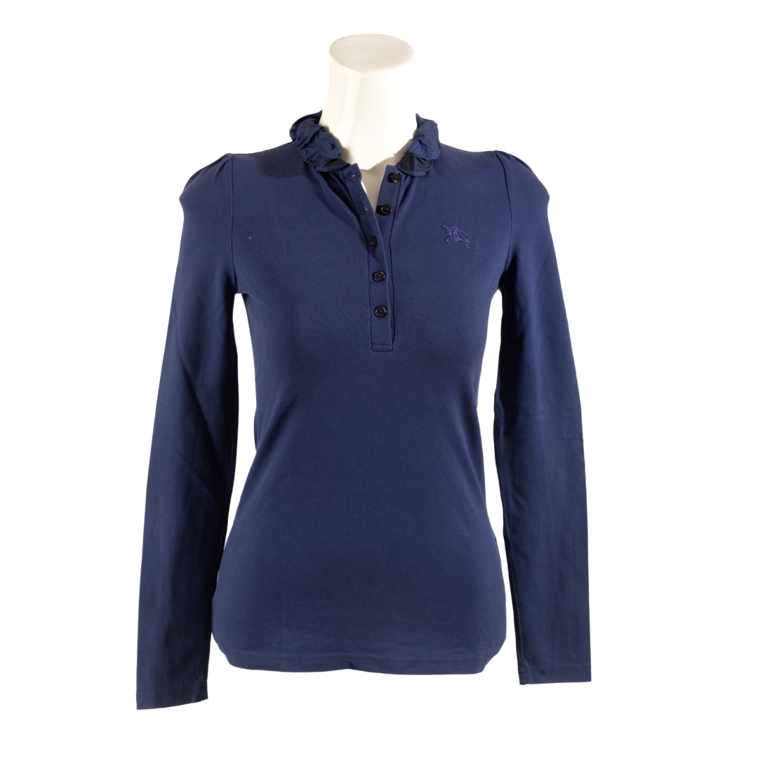 Burberry Brit Navy Blue Polo T-Shirt