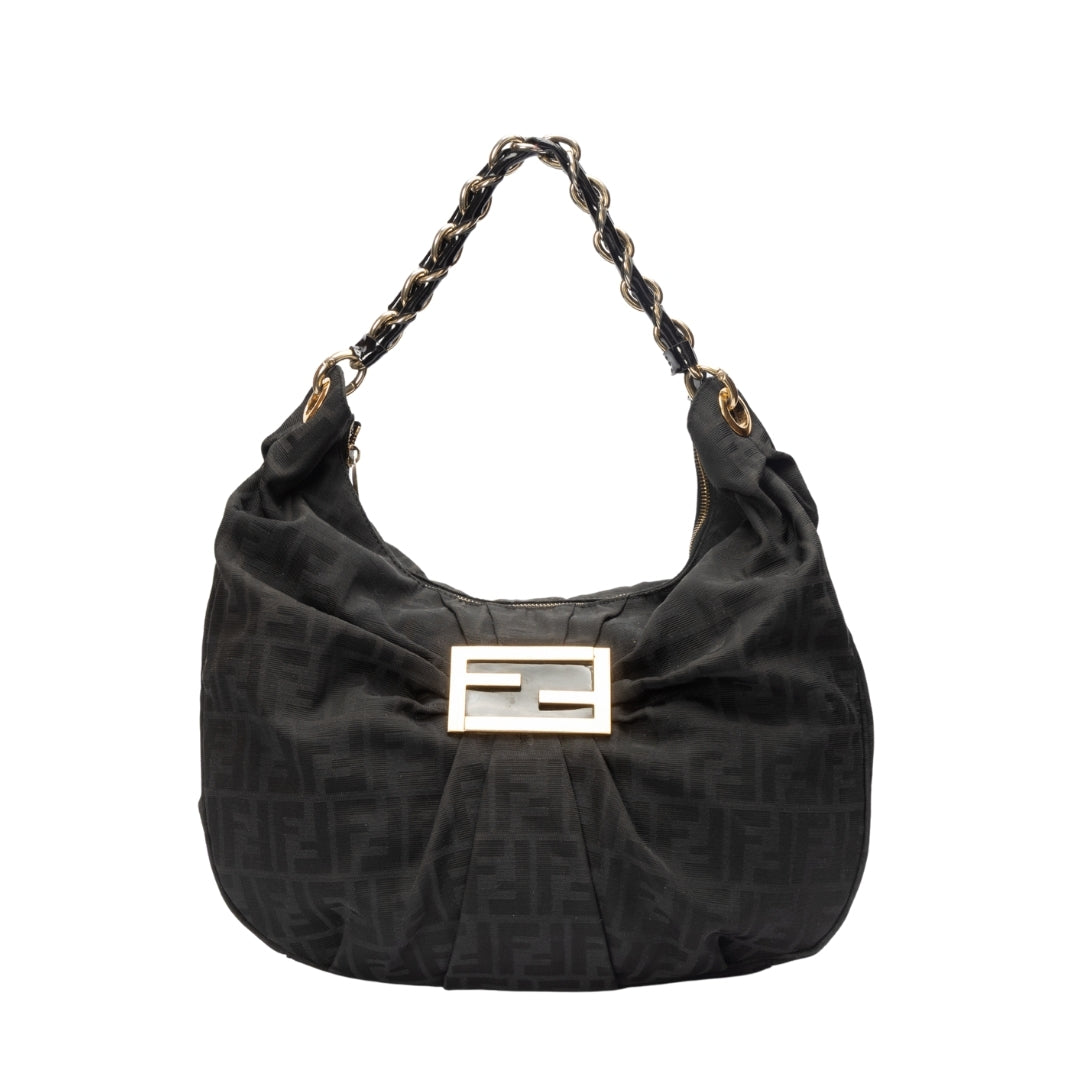 Fendi Zucca Mia Hobo Bag