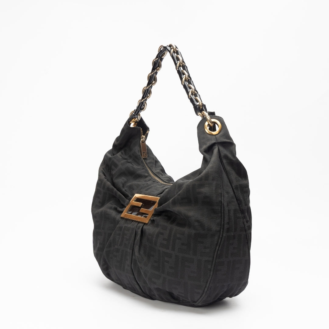 Fendi Zucca Mia Hobo Bag