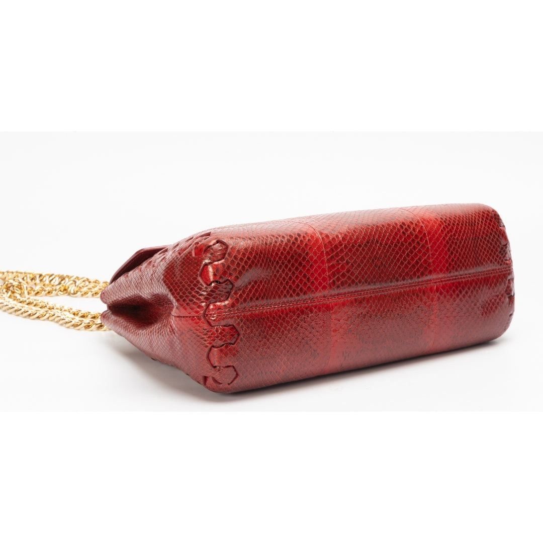 Roberto Cavalli Leather Chain Sling Bag