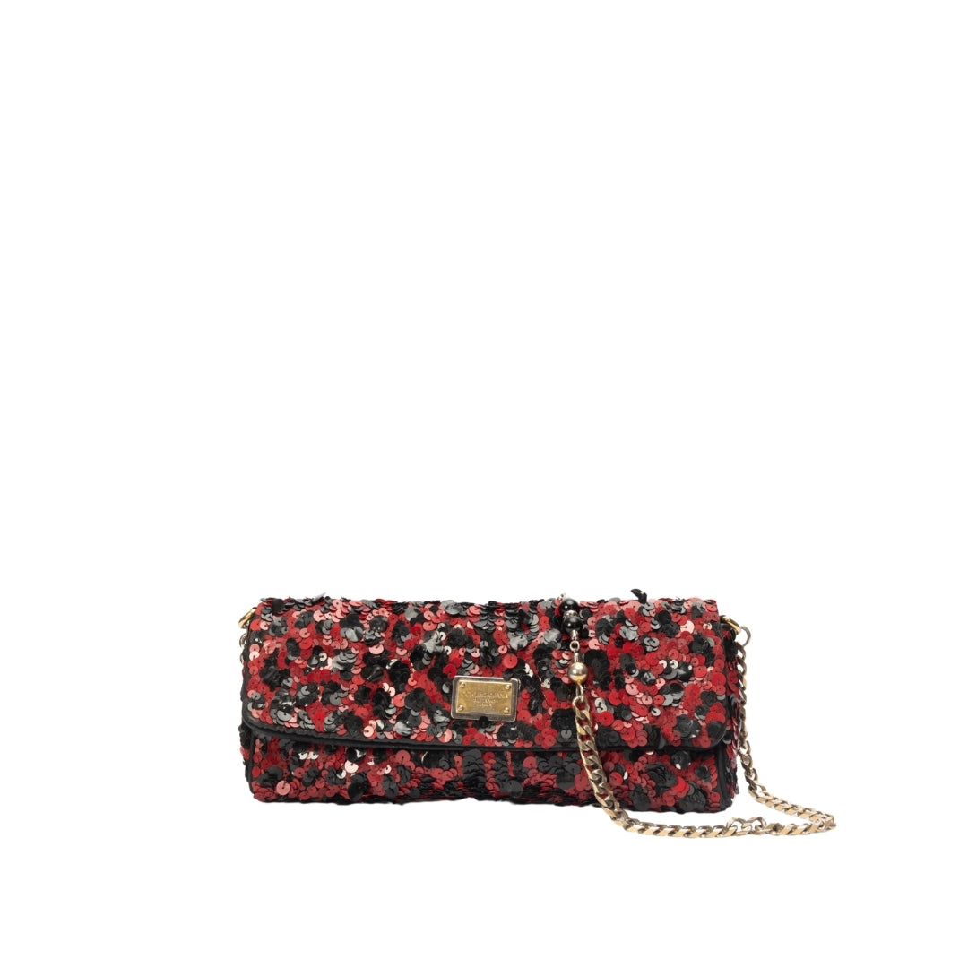 Dolce & Gabbana Sequin Miss Charles Shoulder Bag